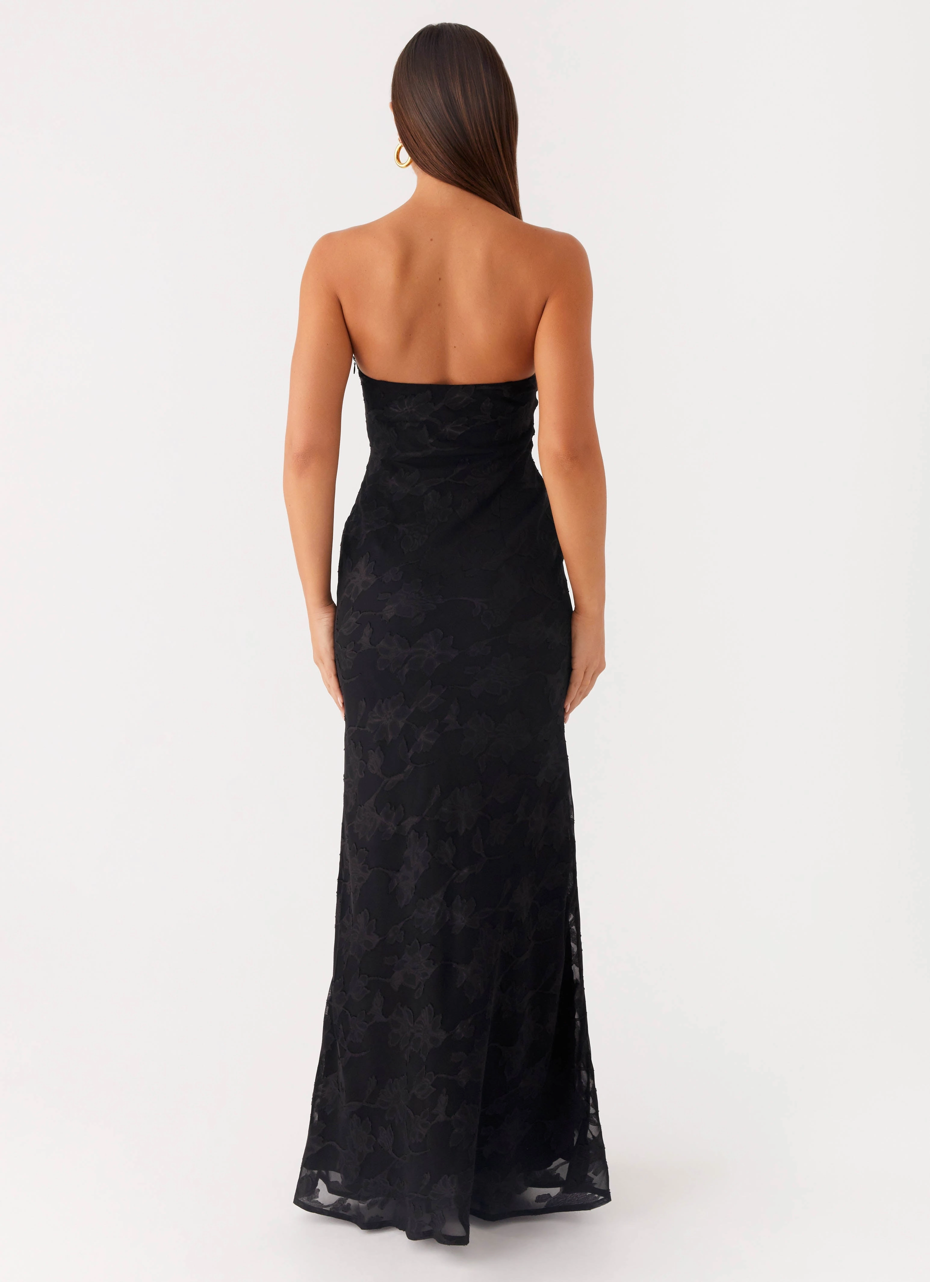 Lunar Maxi Dress - Black Photo Light Sister Glow