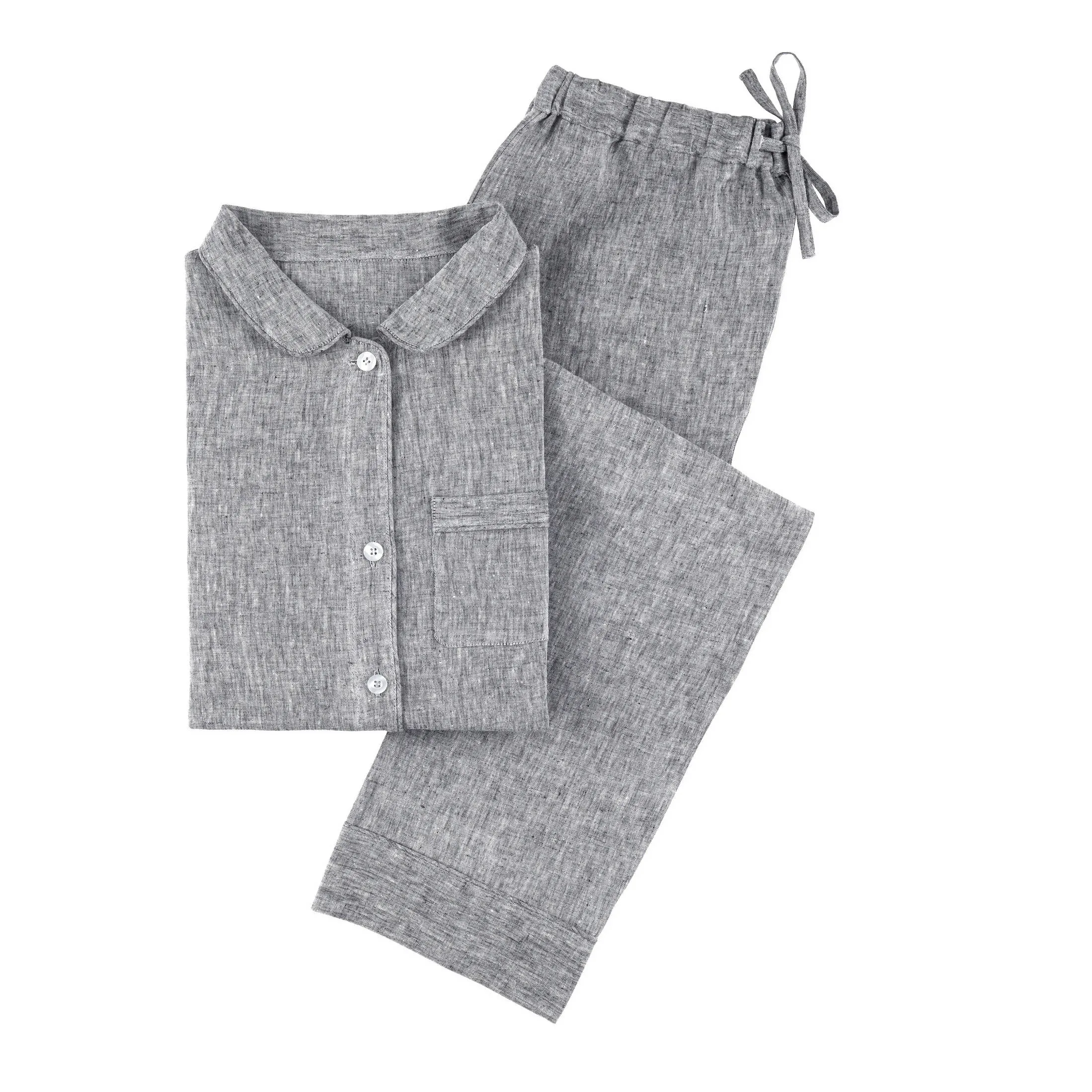 Lush Linen Black Pajama
