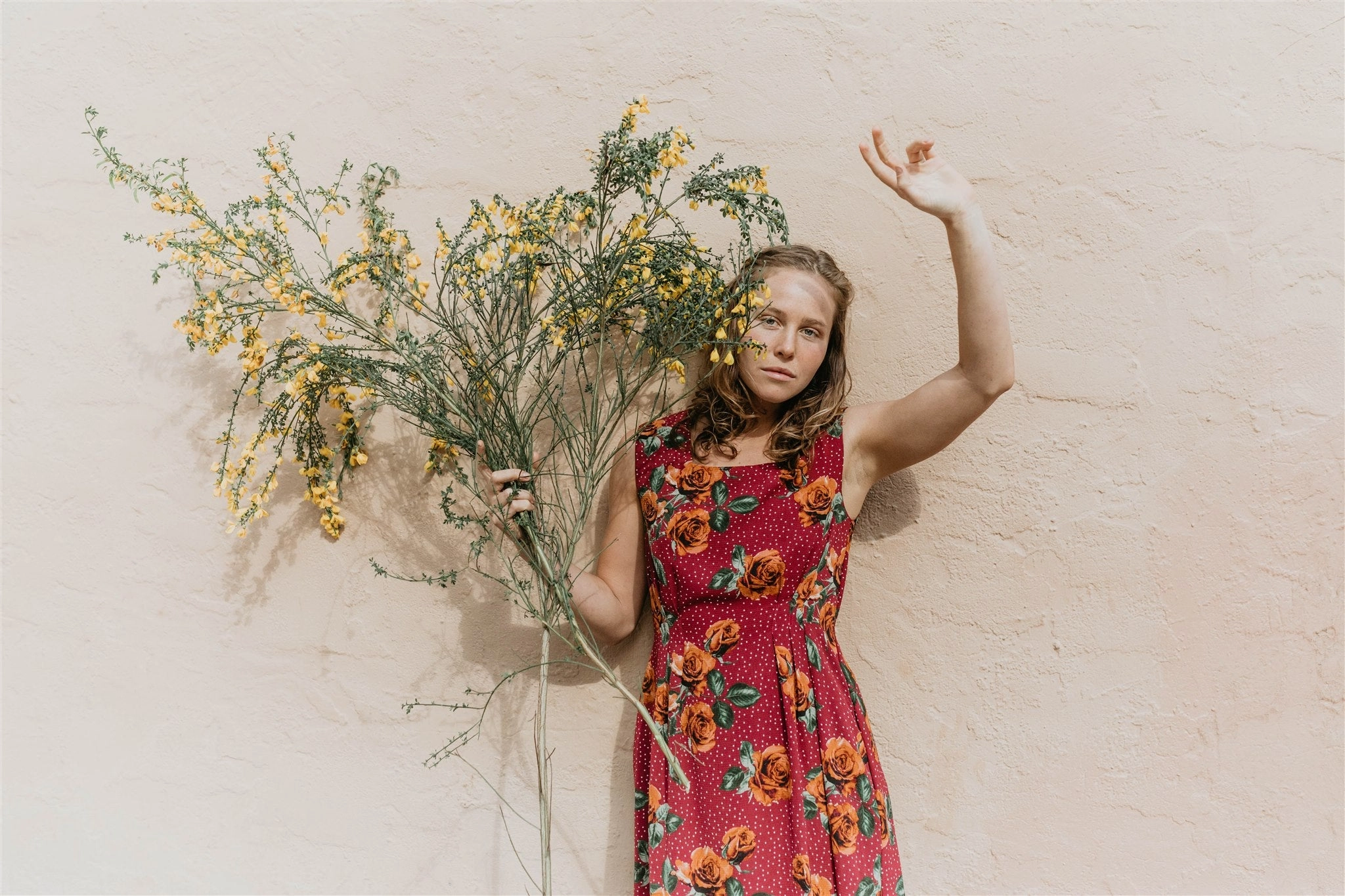 Outfit Boost Pleiades Dress in Red Rose Dot