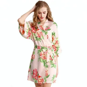 Luxury Floral Robe