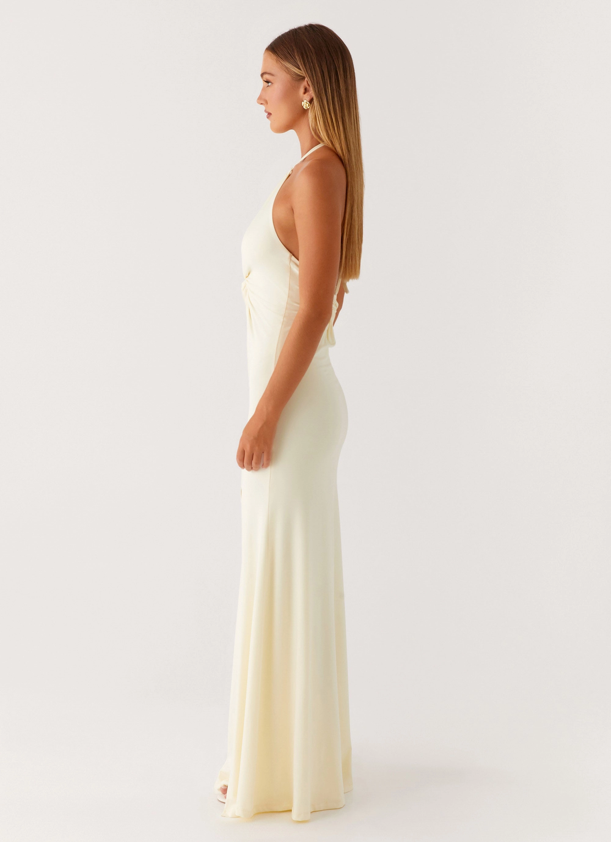 Fashion-Forward Just In Time Maxi Dress - Yellow