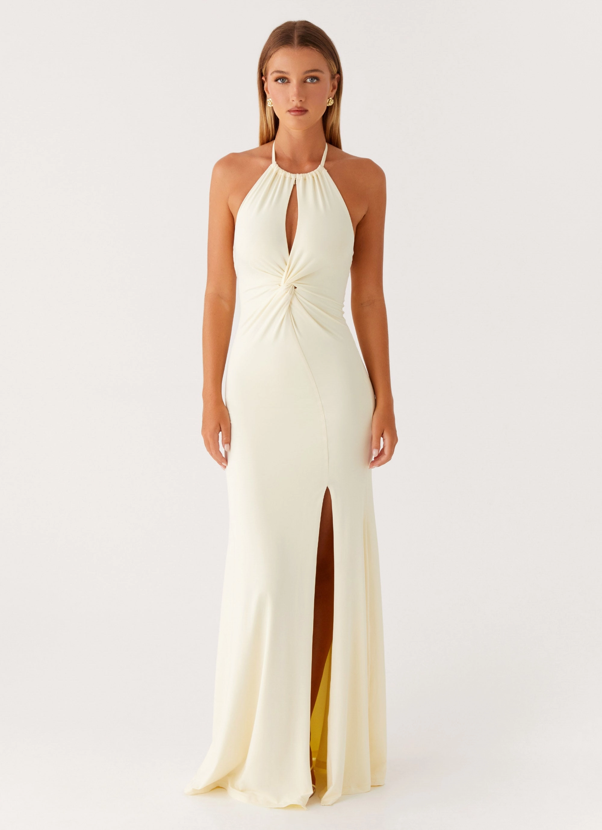 Dress-Up Style Just In Time Maxi Dress - Yellow