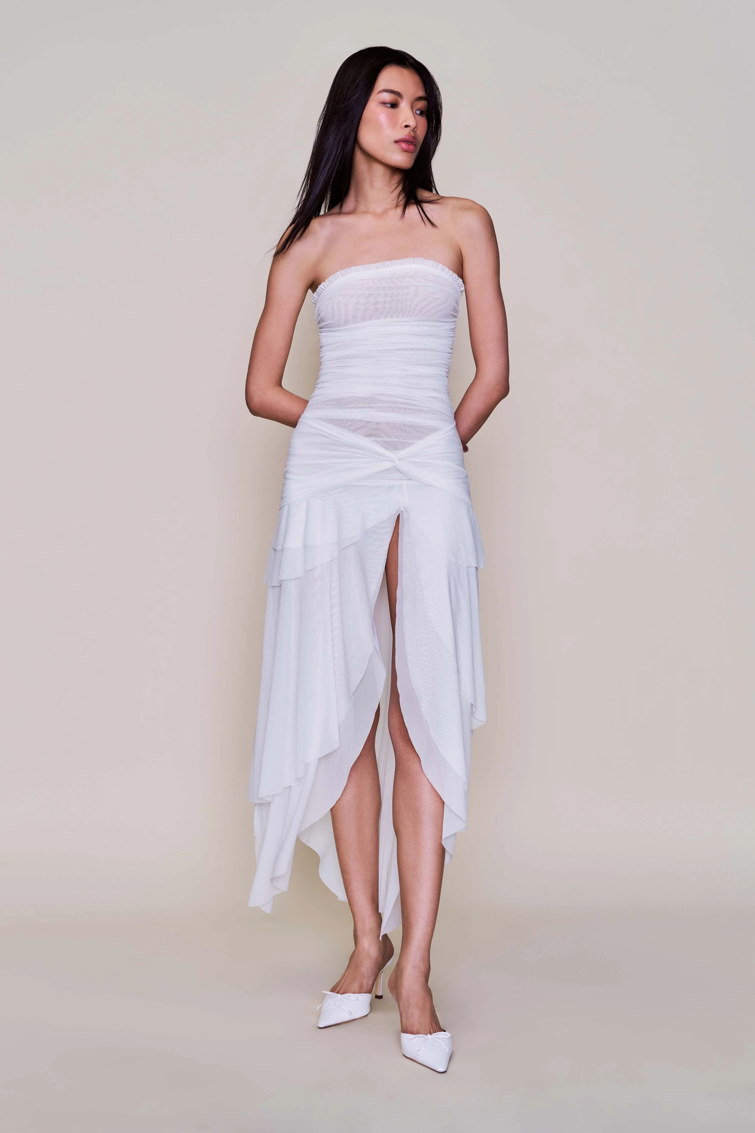 Rose Soft Clean Finish Lyla Twist Dress