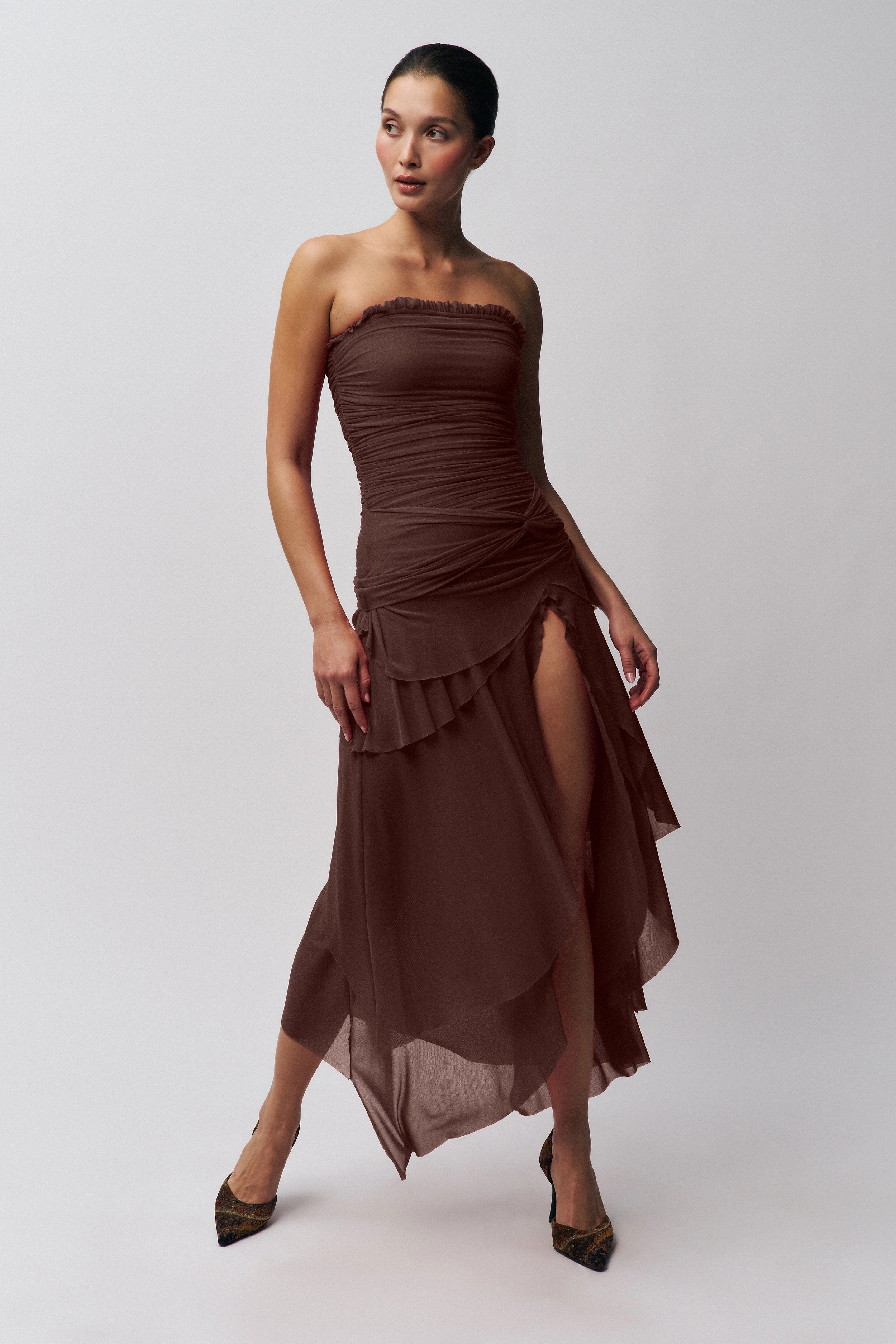 Lyla Twist Dress Flattering Look Fit Relax Layers