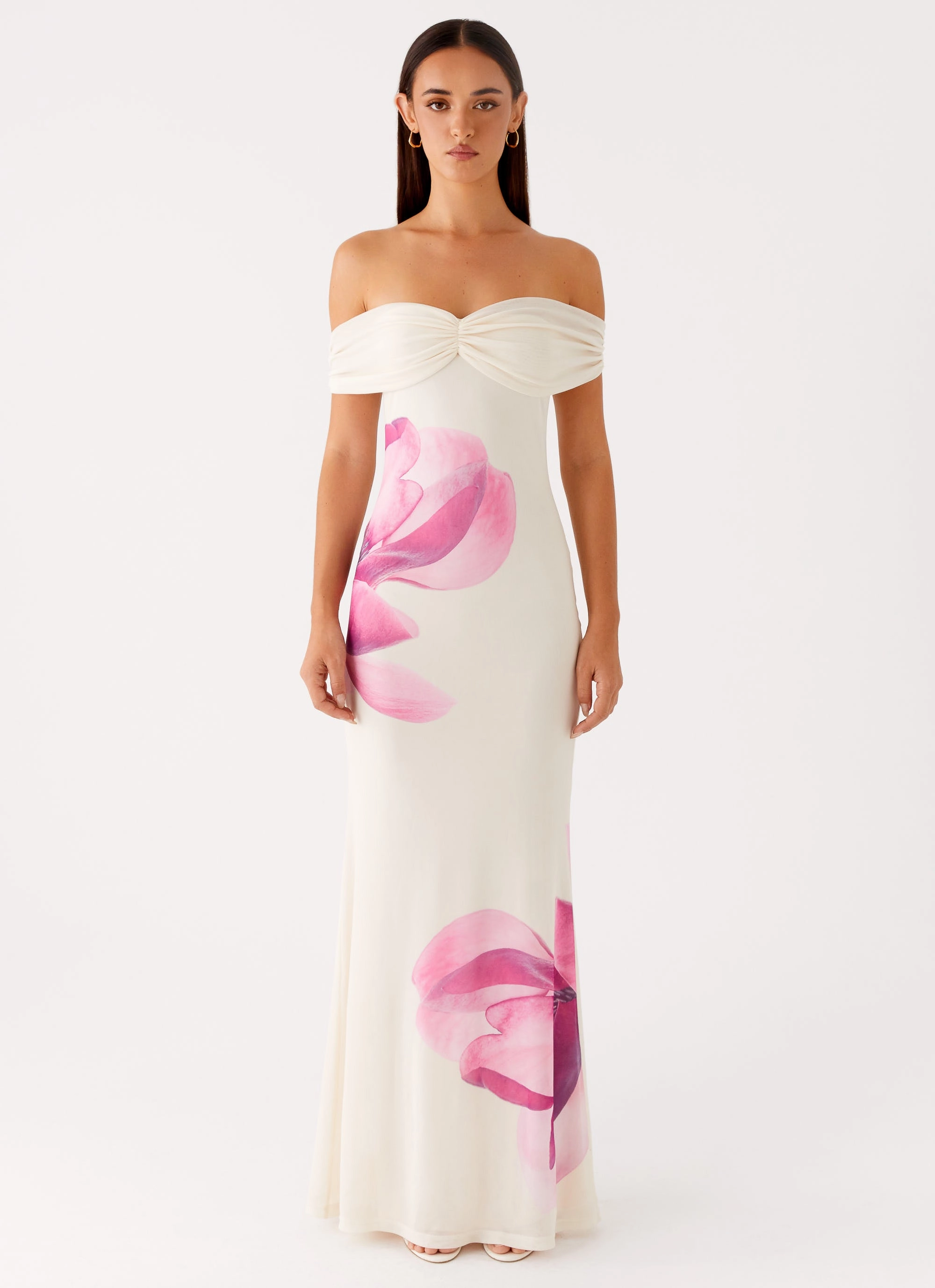 Madeira Maxi Dress - Ivory Comfort waistband Dream Look