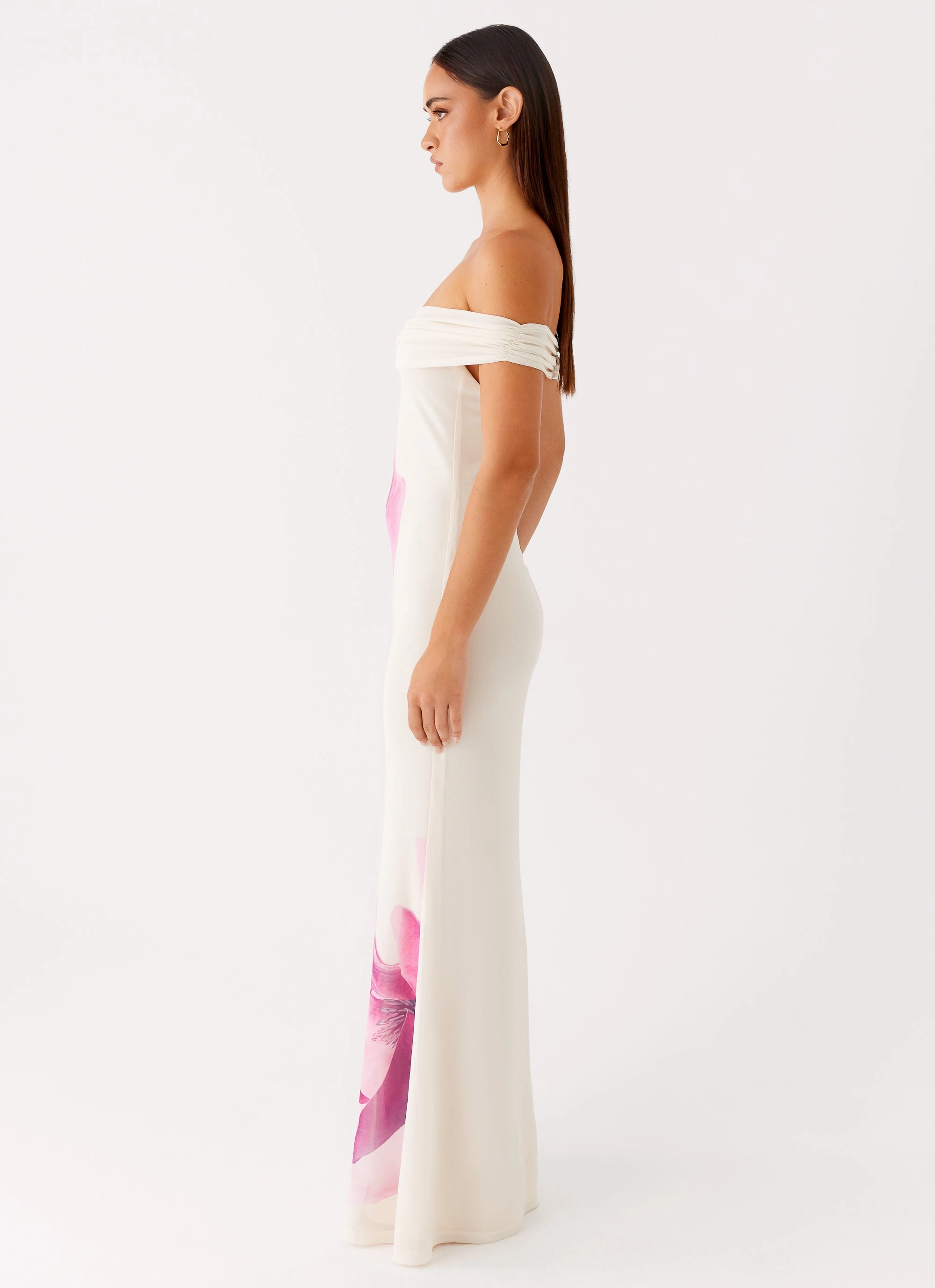 Madeira Maxi Dress - Ivory Sleeveless