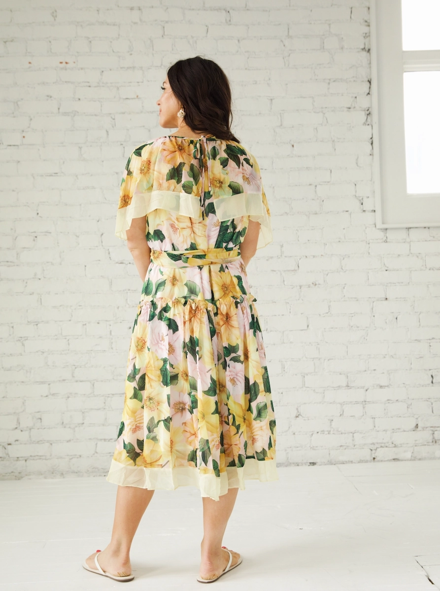Magnolia Blooms Dress Formal Outfit