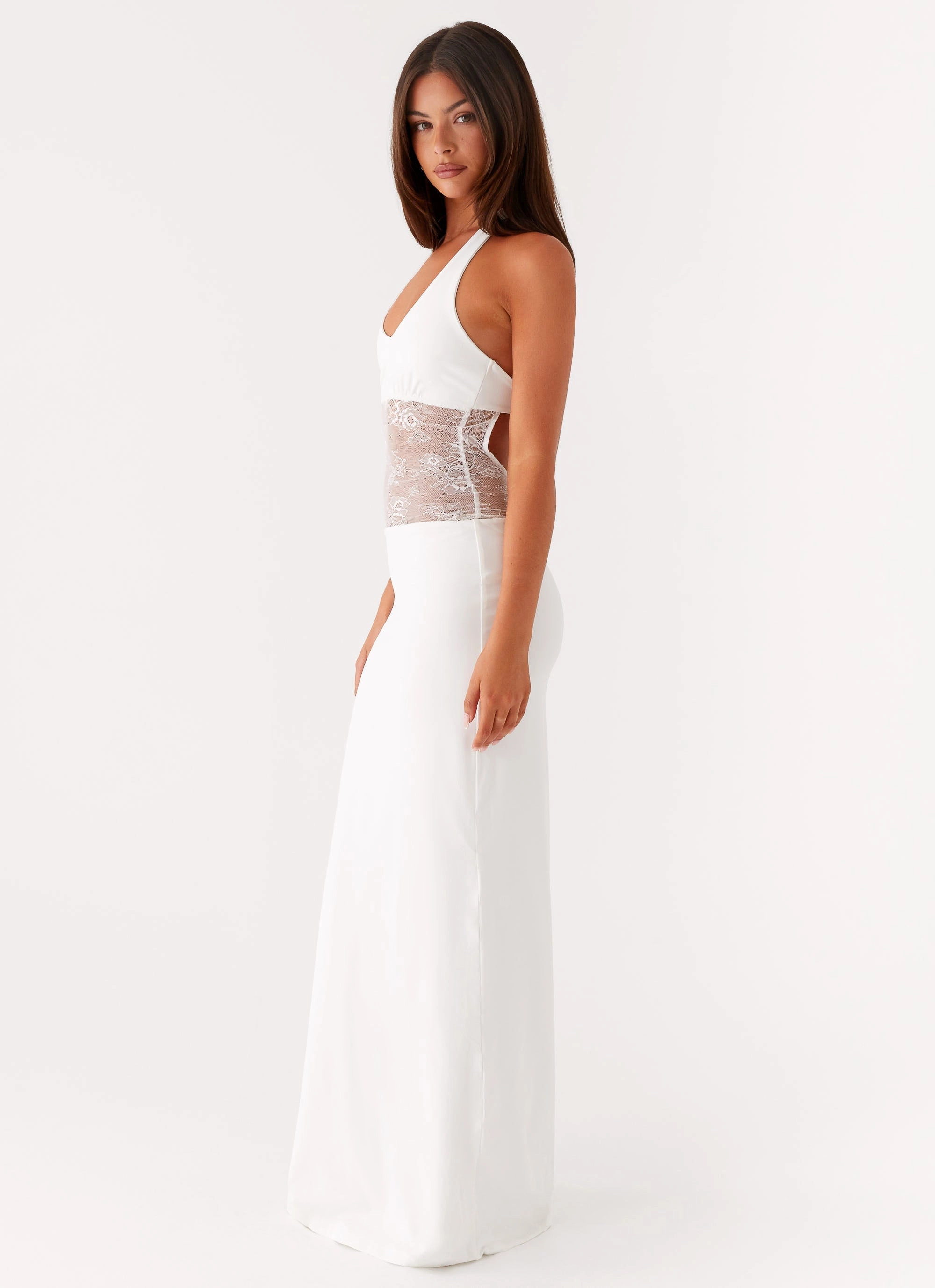 Main Focus Maxi Dress - White Day Fit Ready Glow