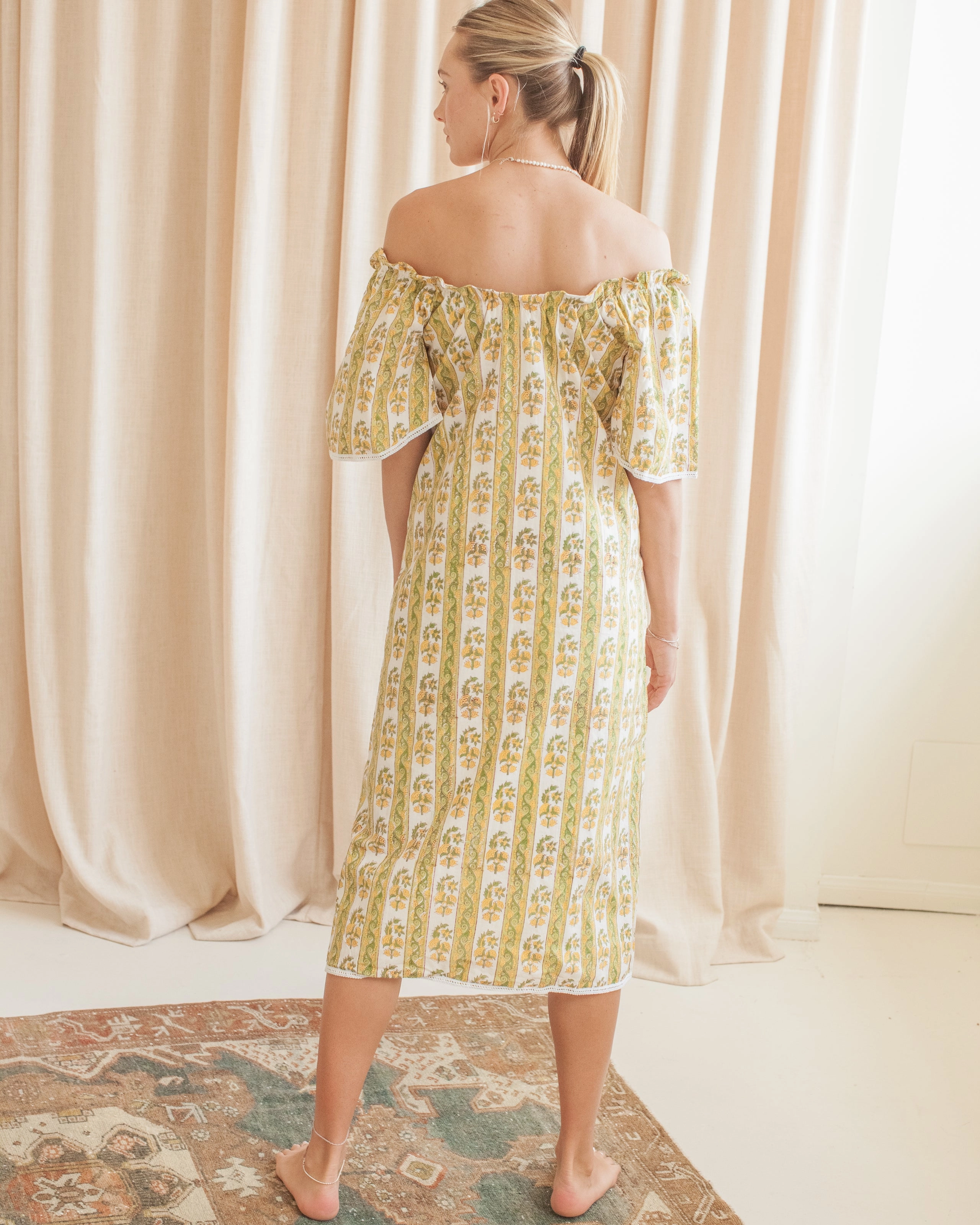 Tassel-Detail Maison de Fr??d??ric Wendy House Dress- Green
