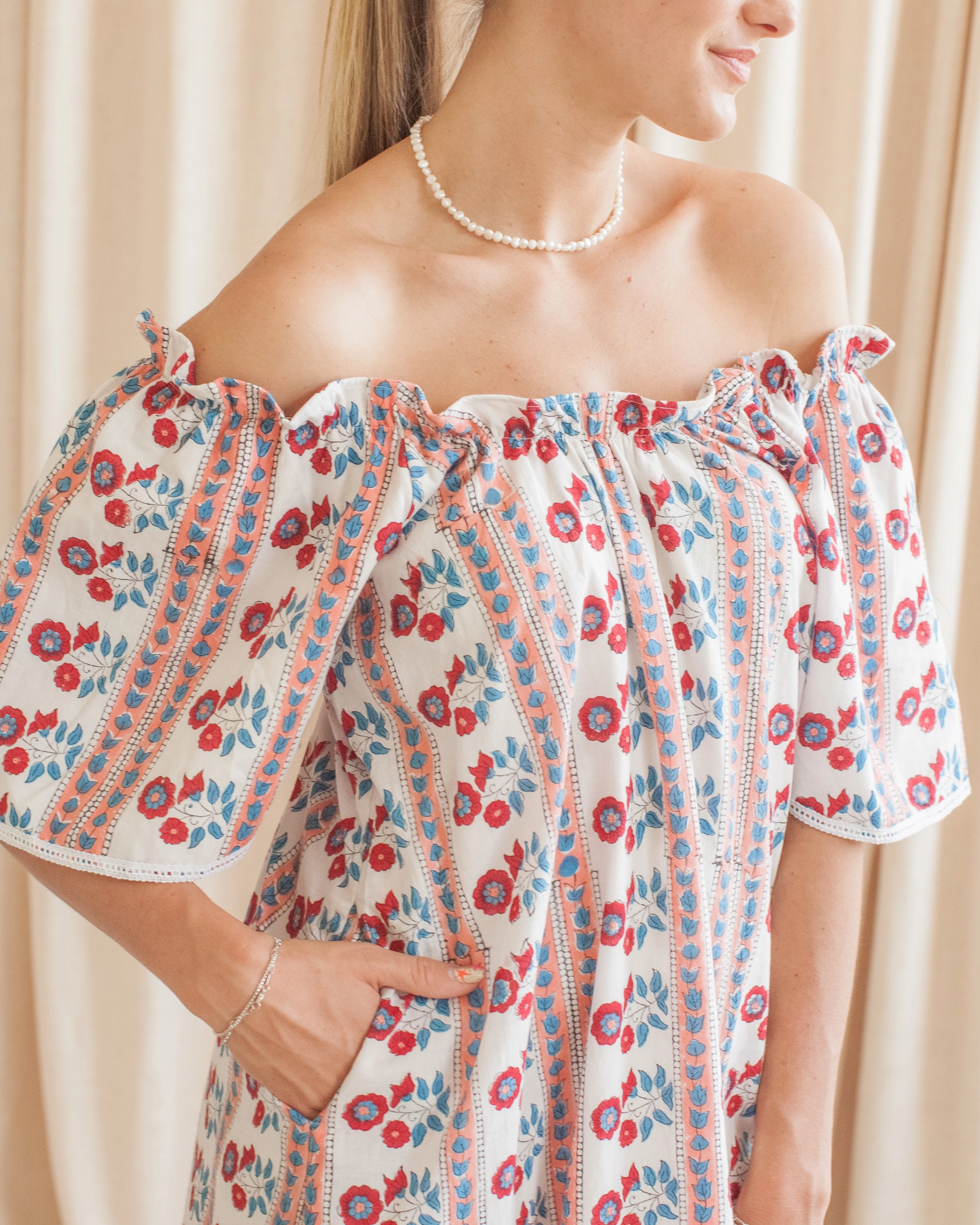 Maison de Fr??d??ric Wendy House Dress- Red All-Day Fit