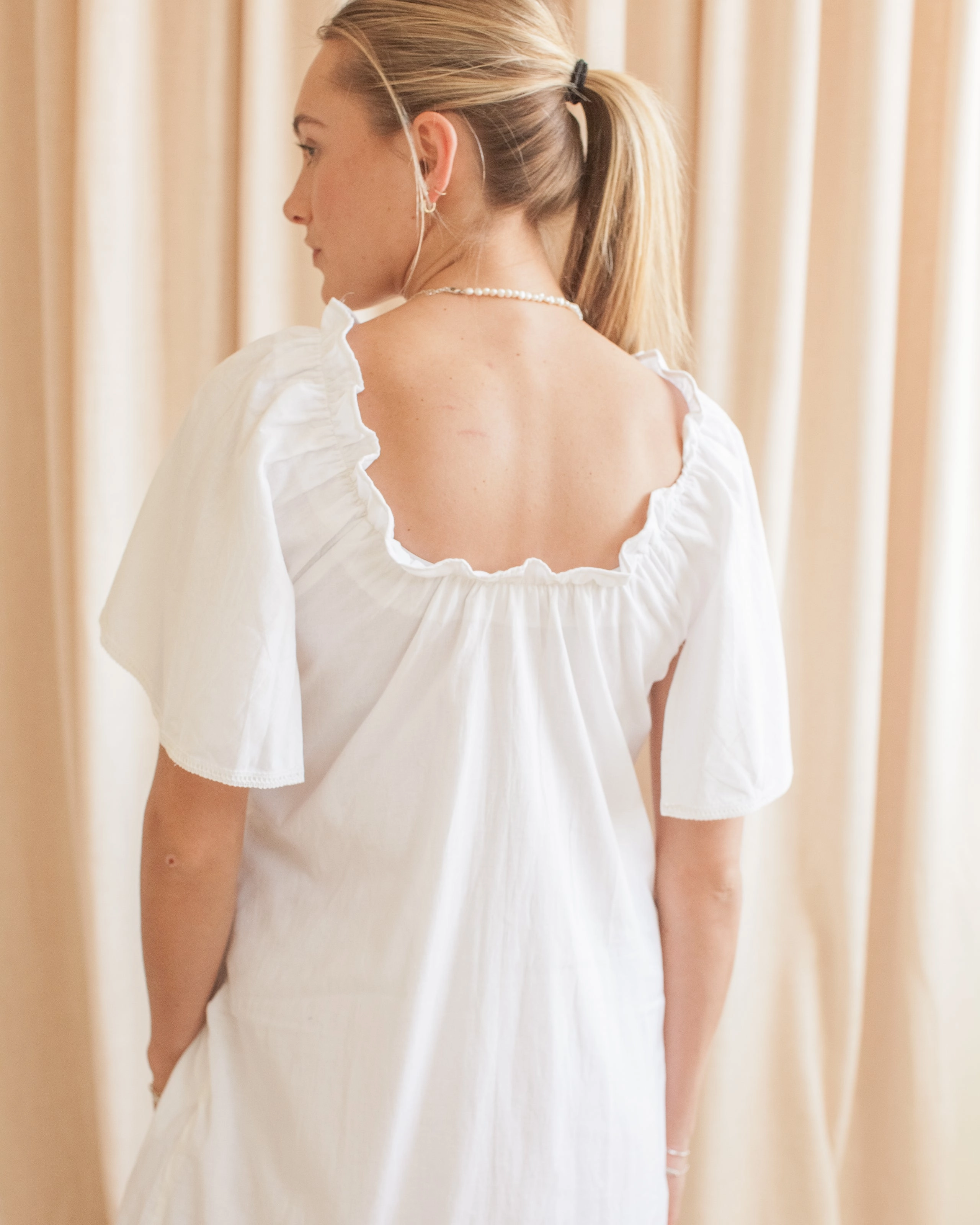 Everyday Look Evening Glow Maison de Fr??d??ric Wendy House Dress- White