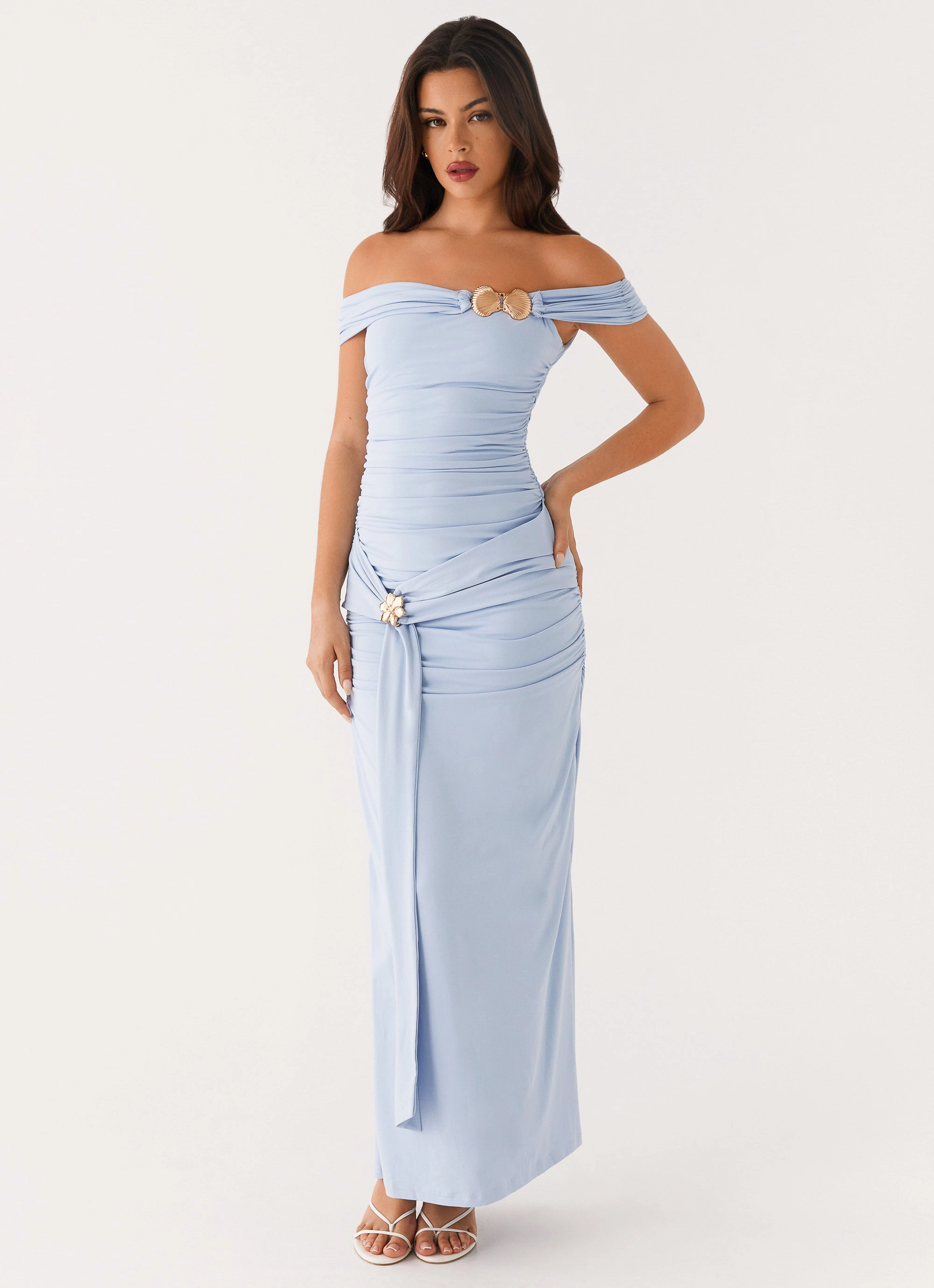 Majorly Maxi Dress - Blue Work Vibes