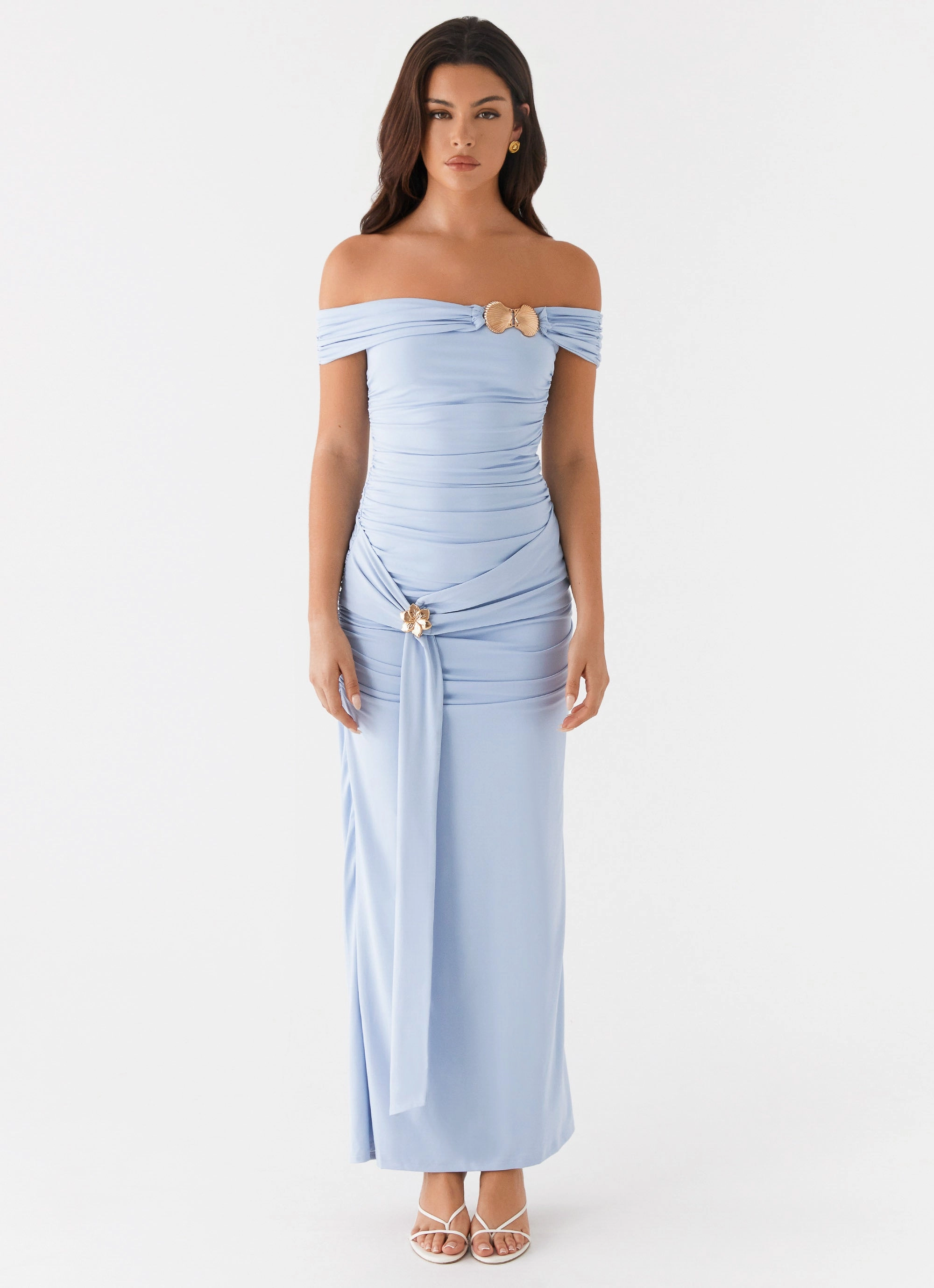 Majorly Maxi Dress - Blue FlatlockSeam