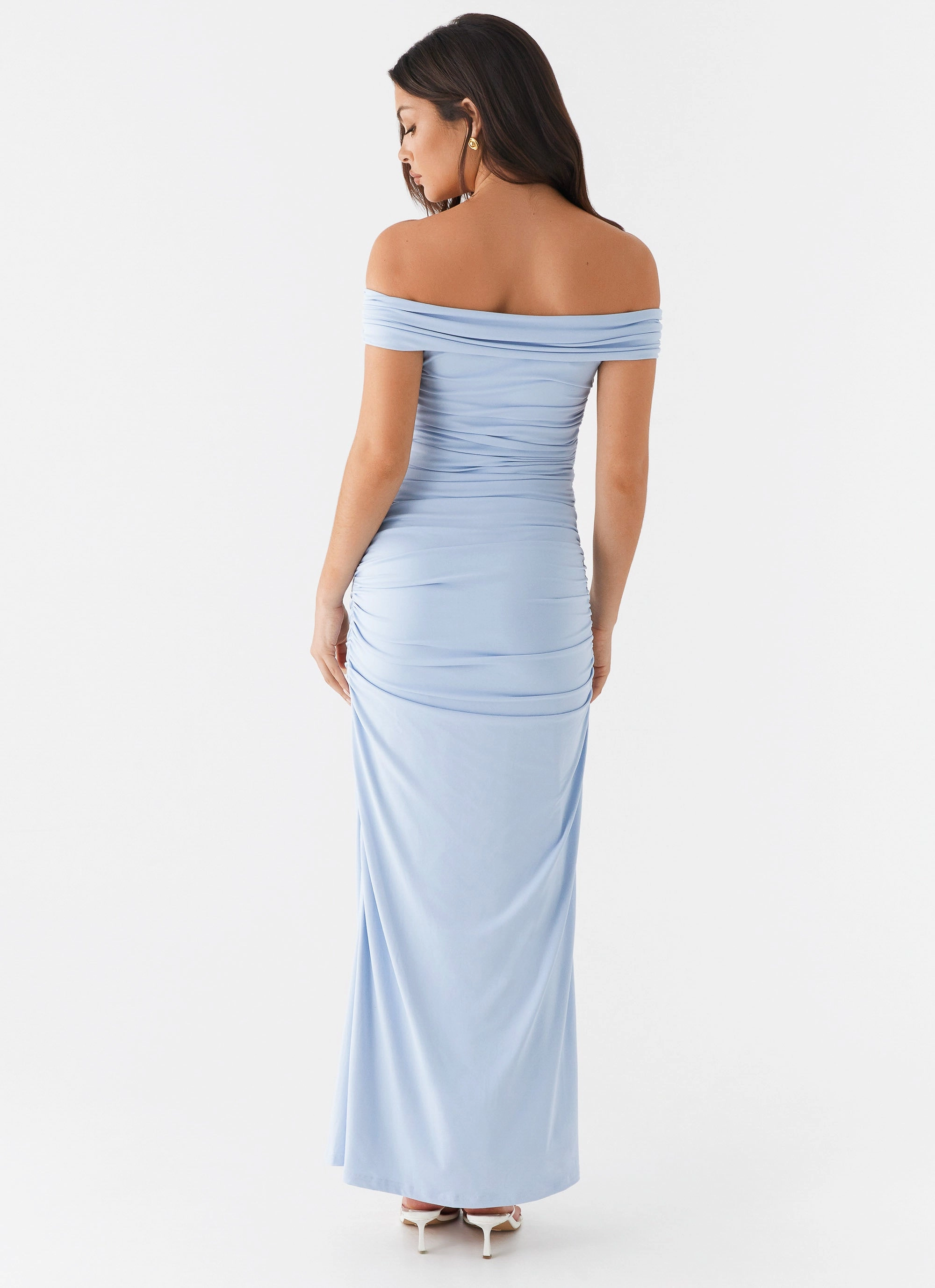 Vibrant Spirit Statement-Buttons Majorly Maxi Dress - Blue