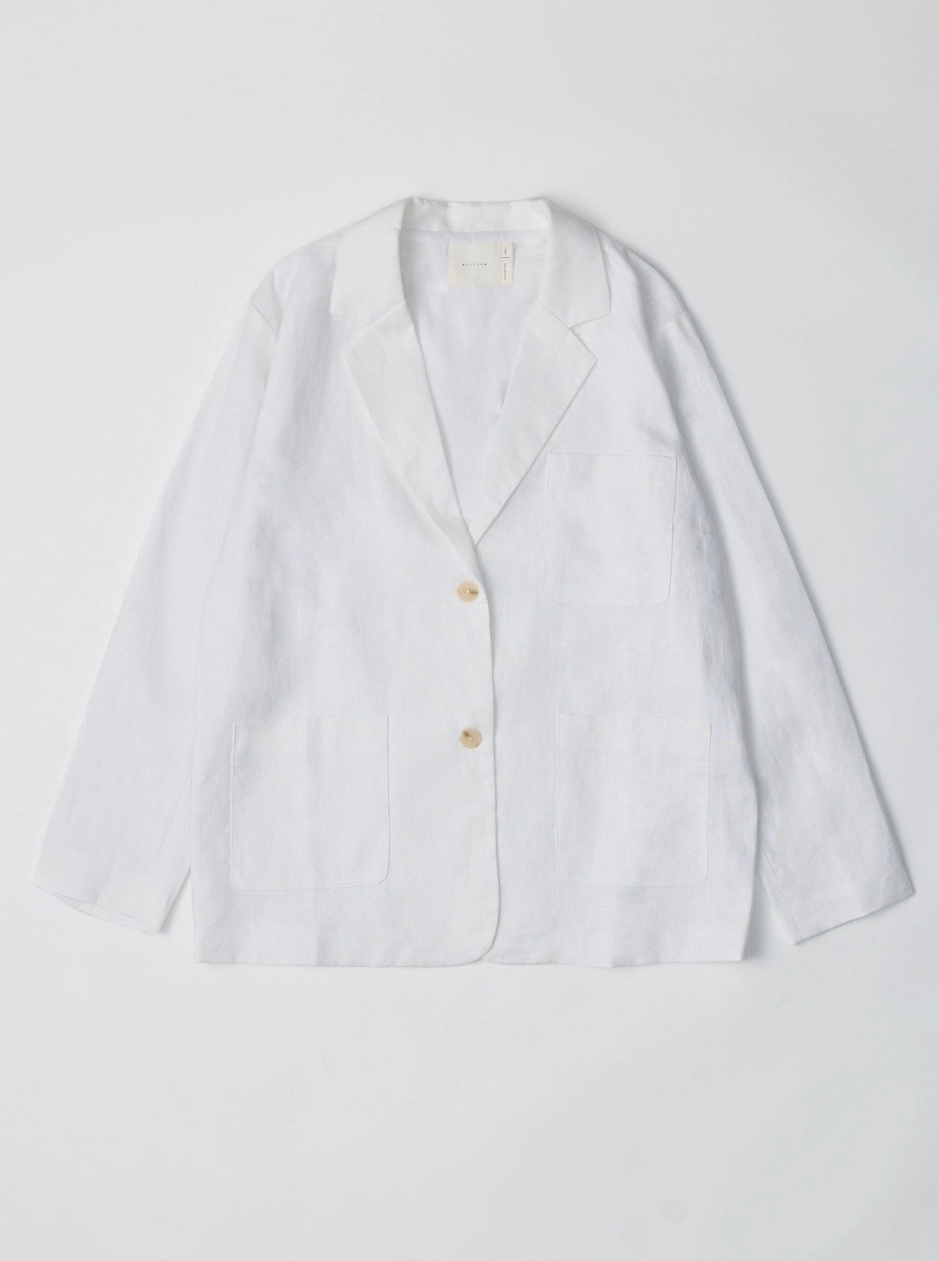 Essential Fit Fleece Lined Interior Malia Blazer - White