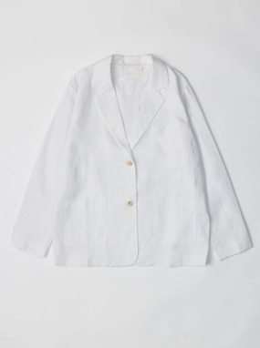 Essential Fit Fleece Lined Interior Malia Blazer - White