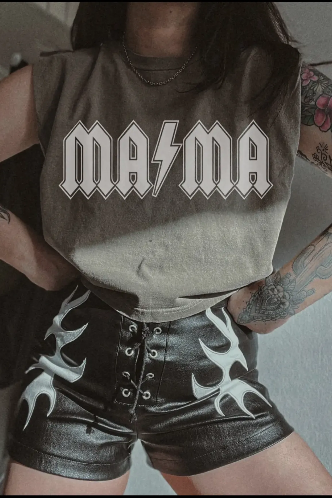 Temperature Regulating Fabric MicroPerforated Details MA??MA Muscle Tank