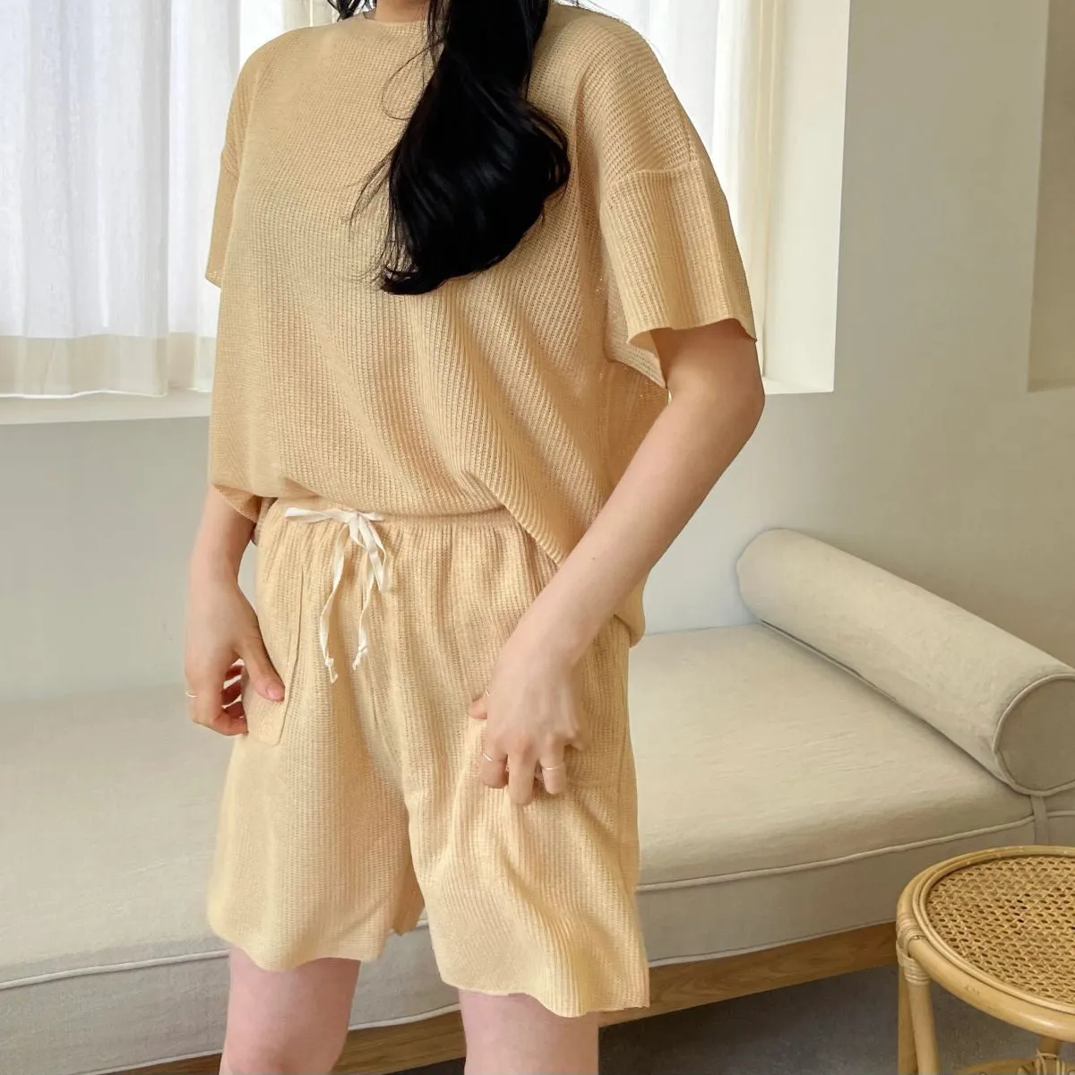 (Mama's) Hazzi Spring Lounge Set - Yellow