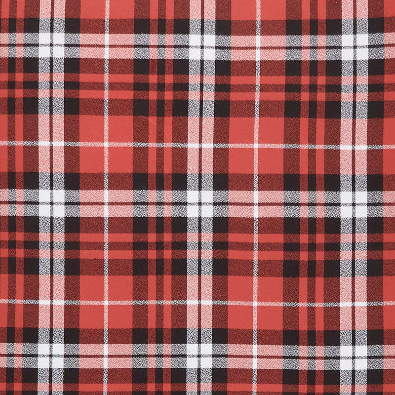 Mammoth Flannel - Plaid Scarlet Yardage