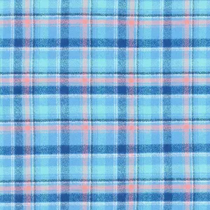 Mammoth Junior Flannel - Plaid Surf Yardage