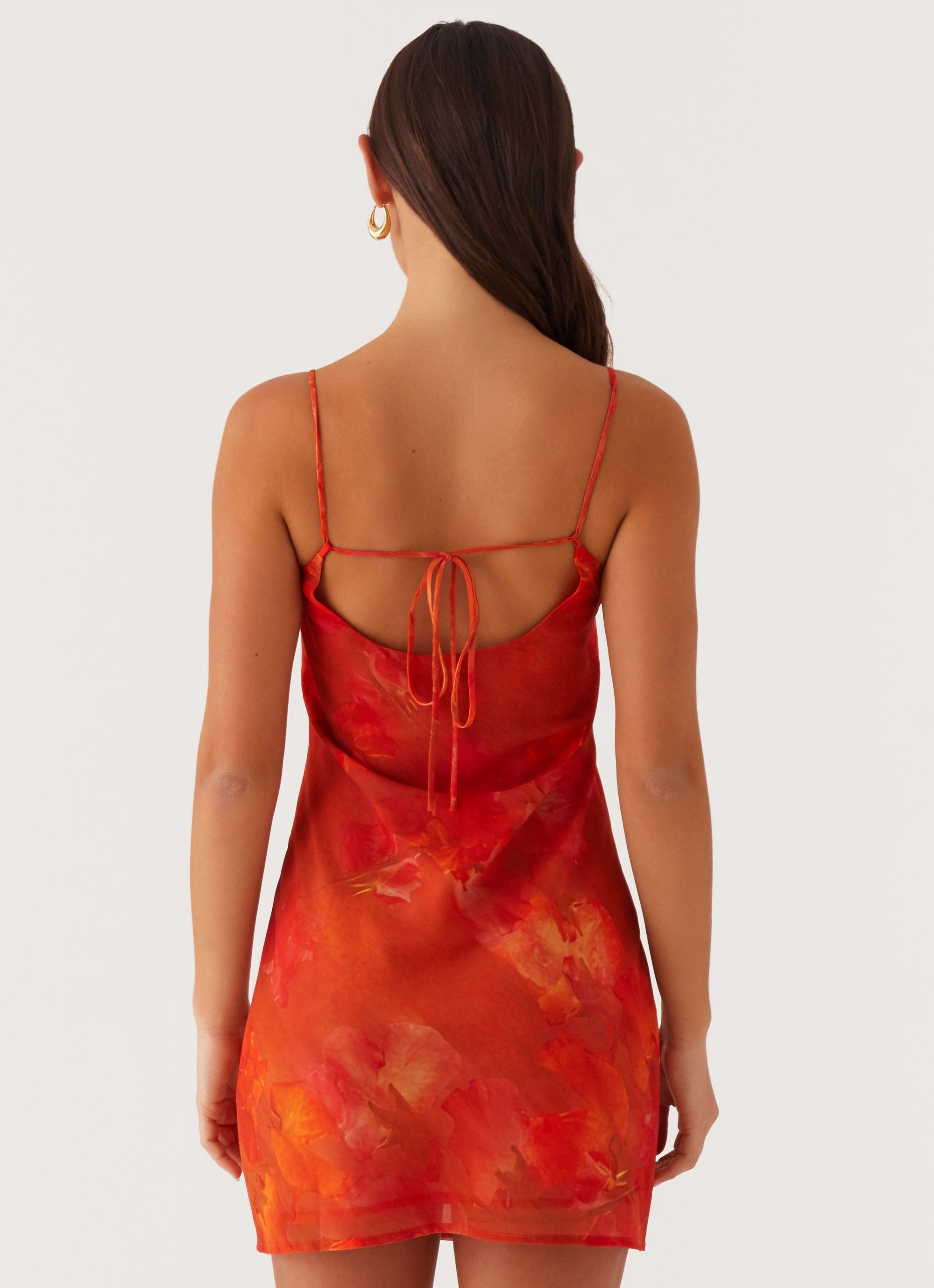 Crisp Edge Manifest Mini Dress - Amber