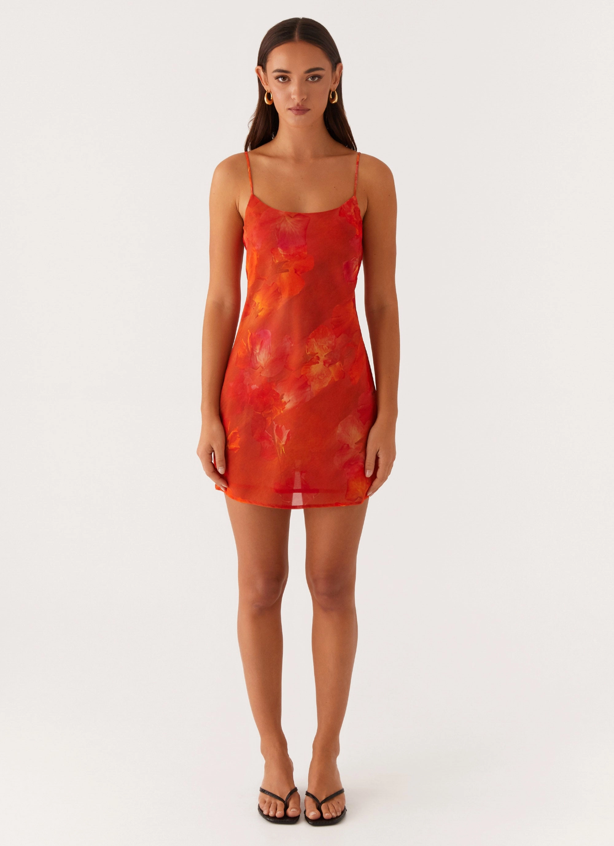 Manifest Mini Dress - Amber Lined interior