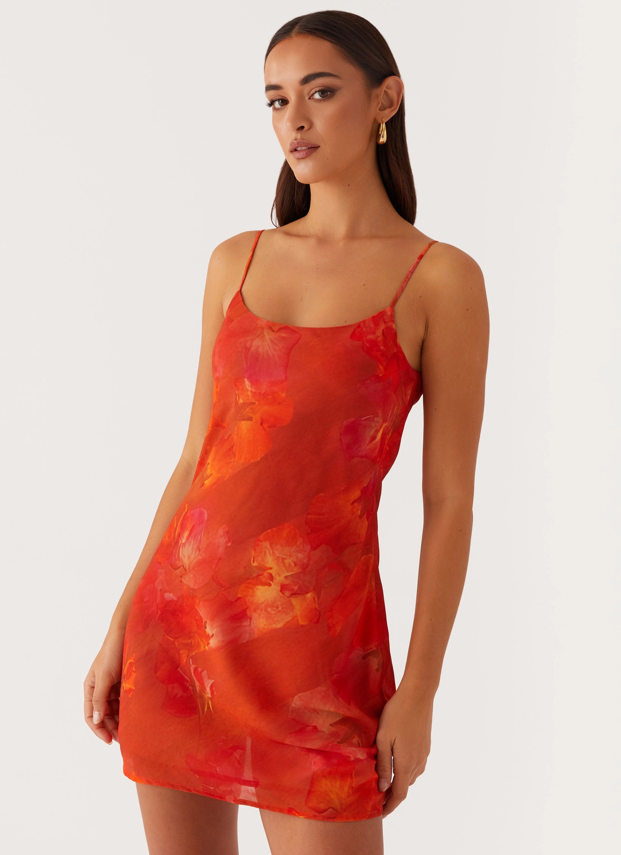 Trend Ready Manifest Mini Dress - Amber
