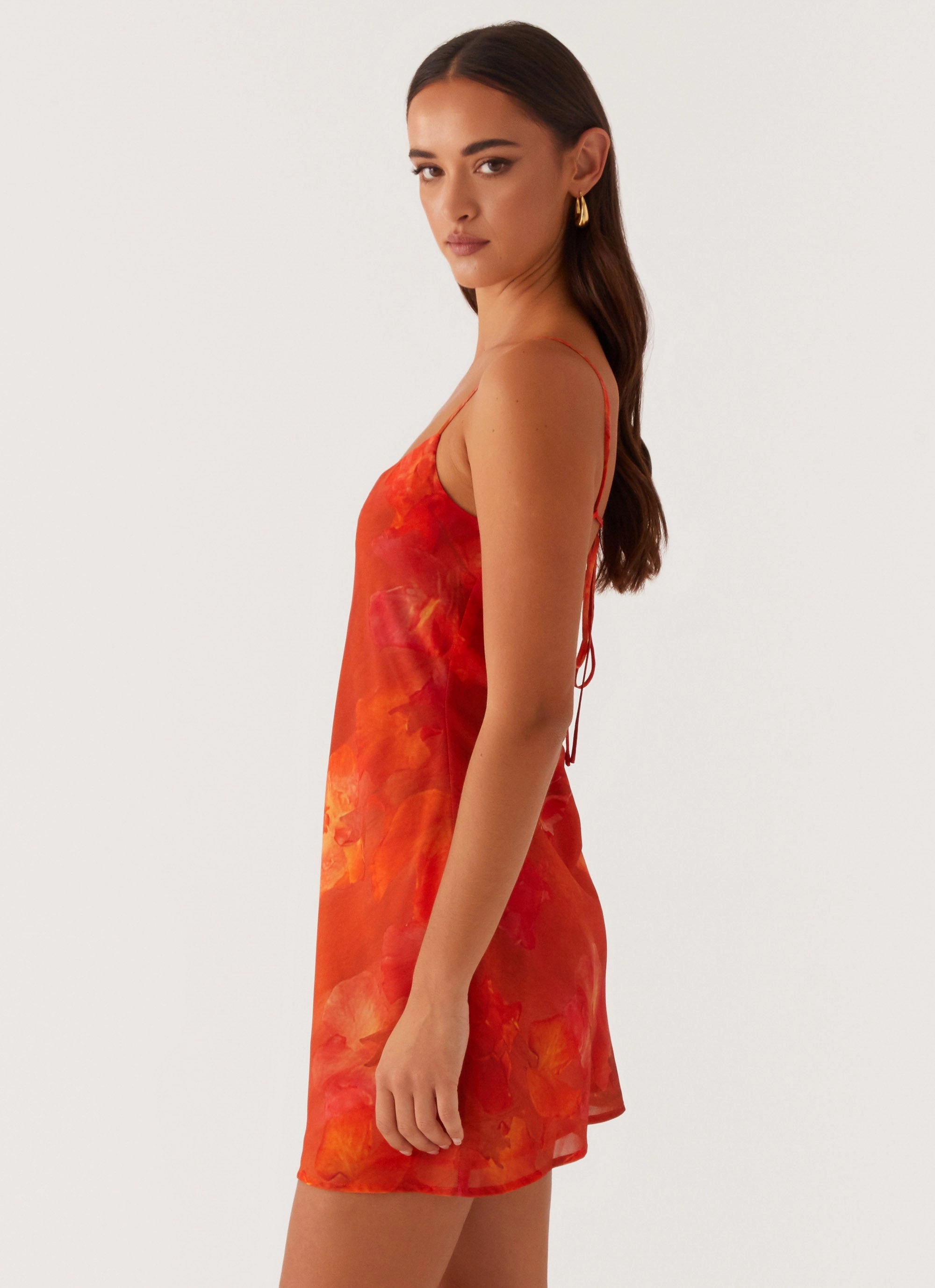 Fresh Aesthetic Manifest Mini Dress - Amber