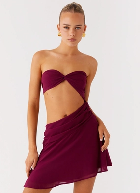 Pose Glow Marbella Mini Dress - Violetta