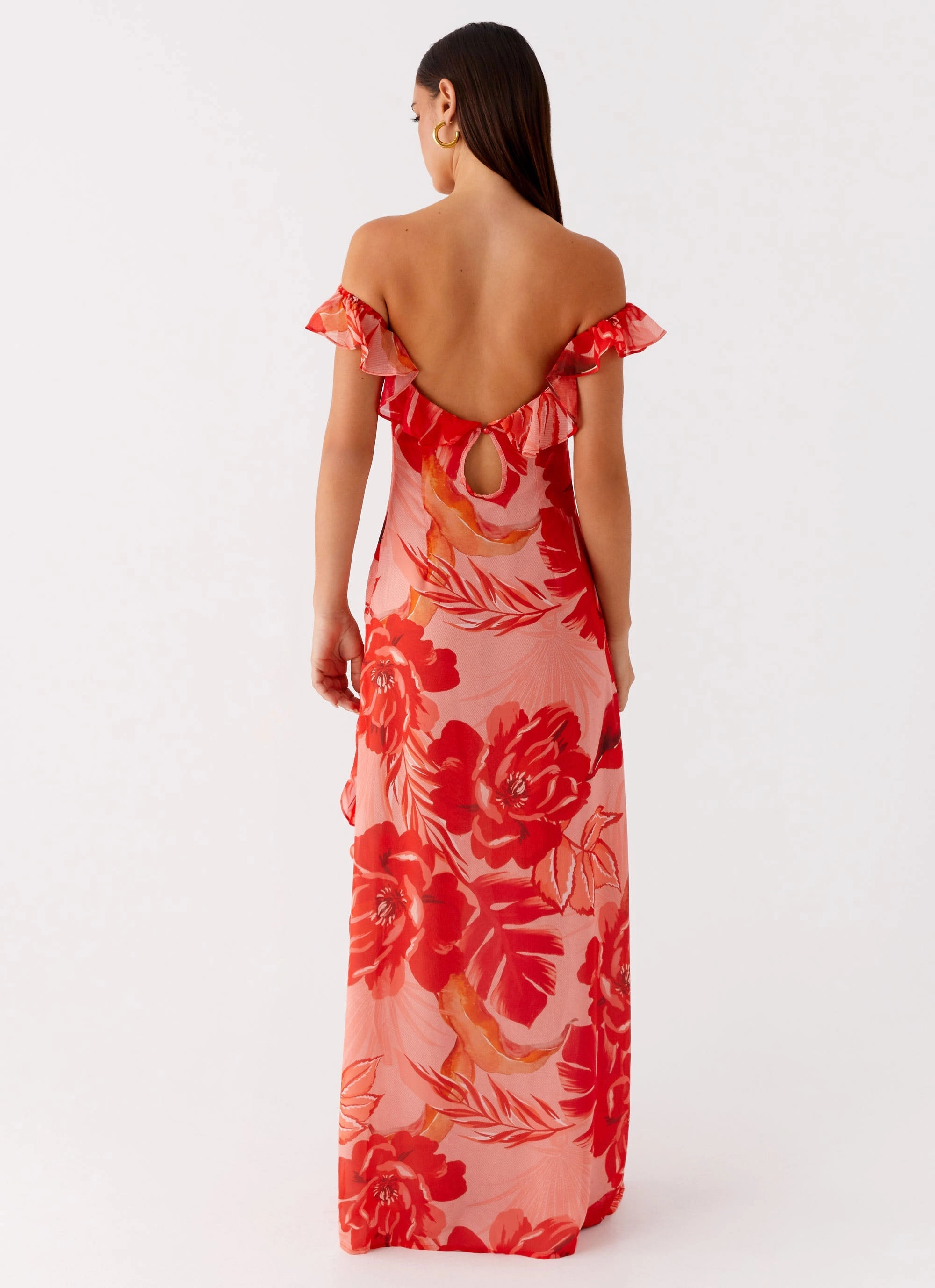 Cassiday Maxi Dress - Sicily Sunsets Print Breeze Flow