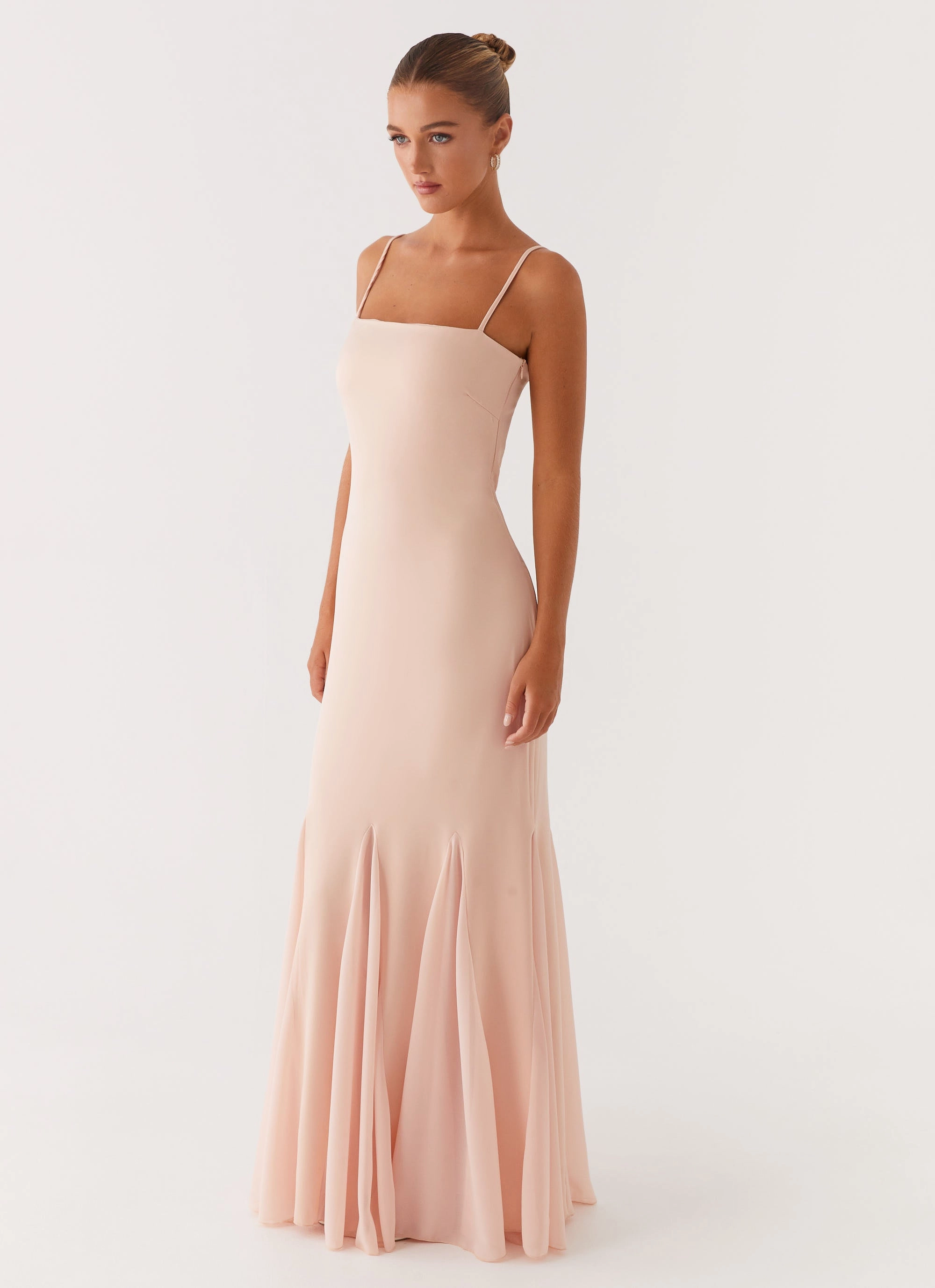 Marcelo Maxi Dress - Pink Flattering Look Wear Casual Waist