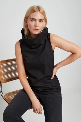 Marcy Sleeveless Top Tagless Neckline Design Double Stitched Hem