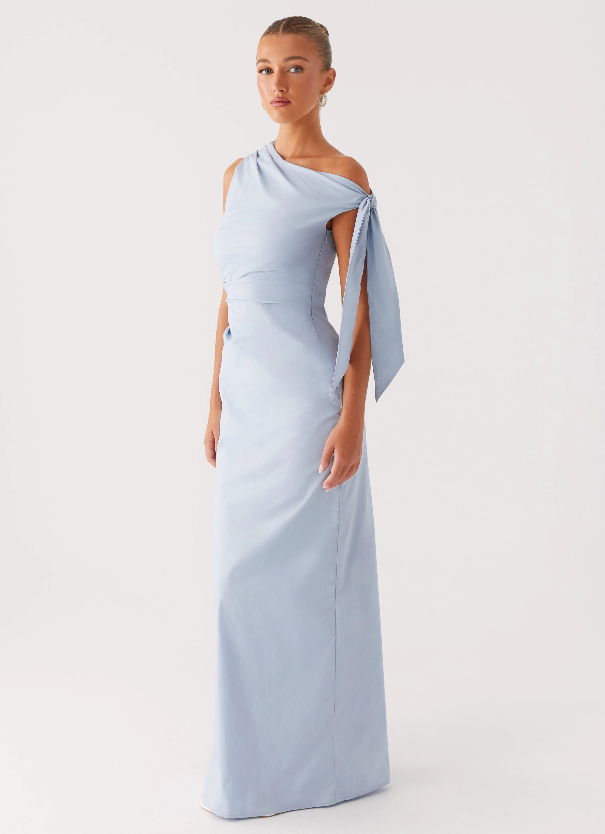 Quick Glam Smooth Look Marella Maxi Dress - Blue