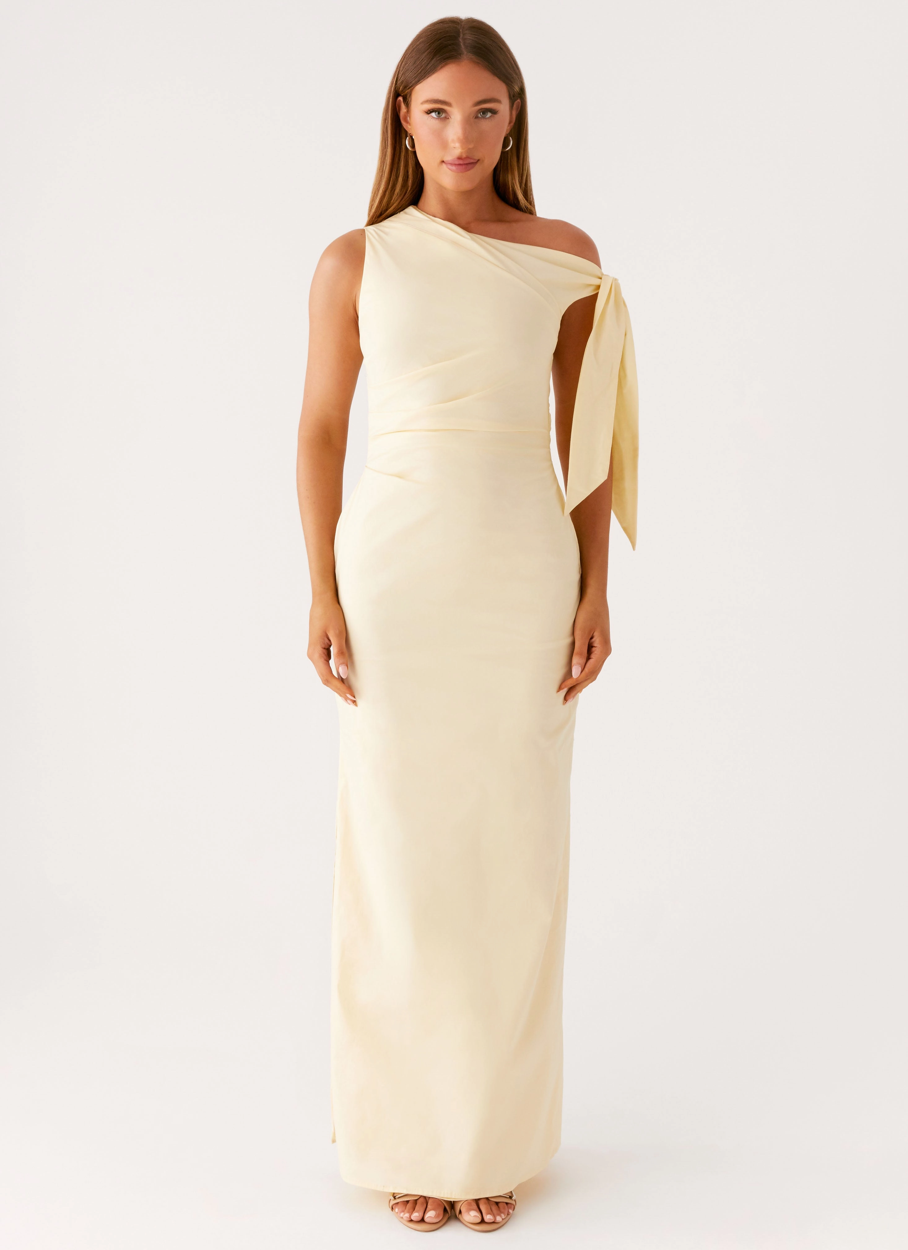 Marella Maxi Dress - Yellow Underwire-Support