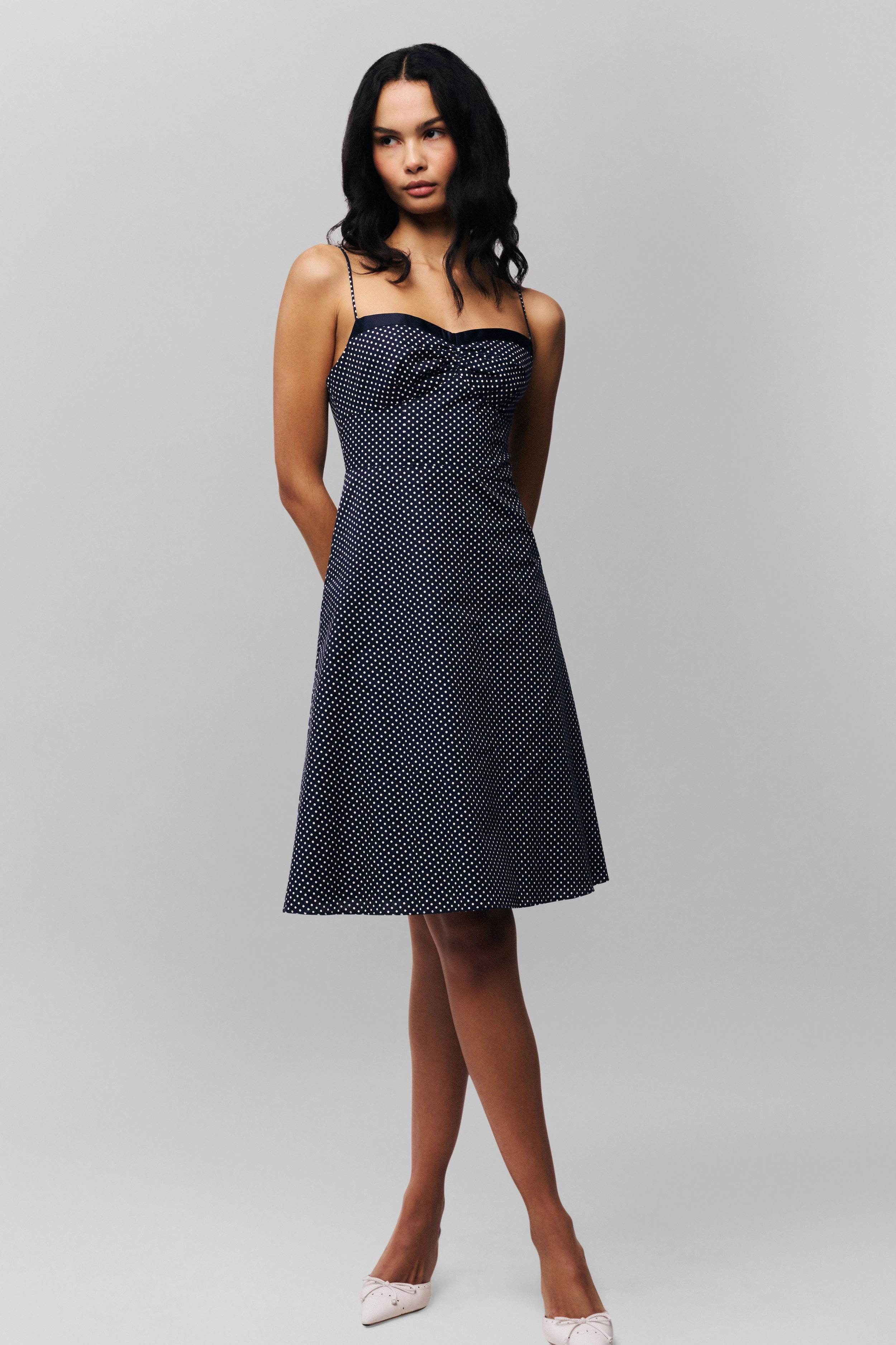 Margaux Midi Dress Vibrant Waist Fit