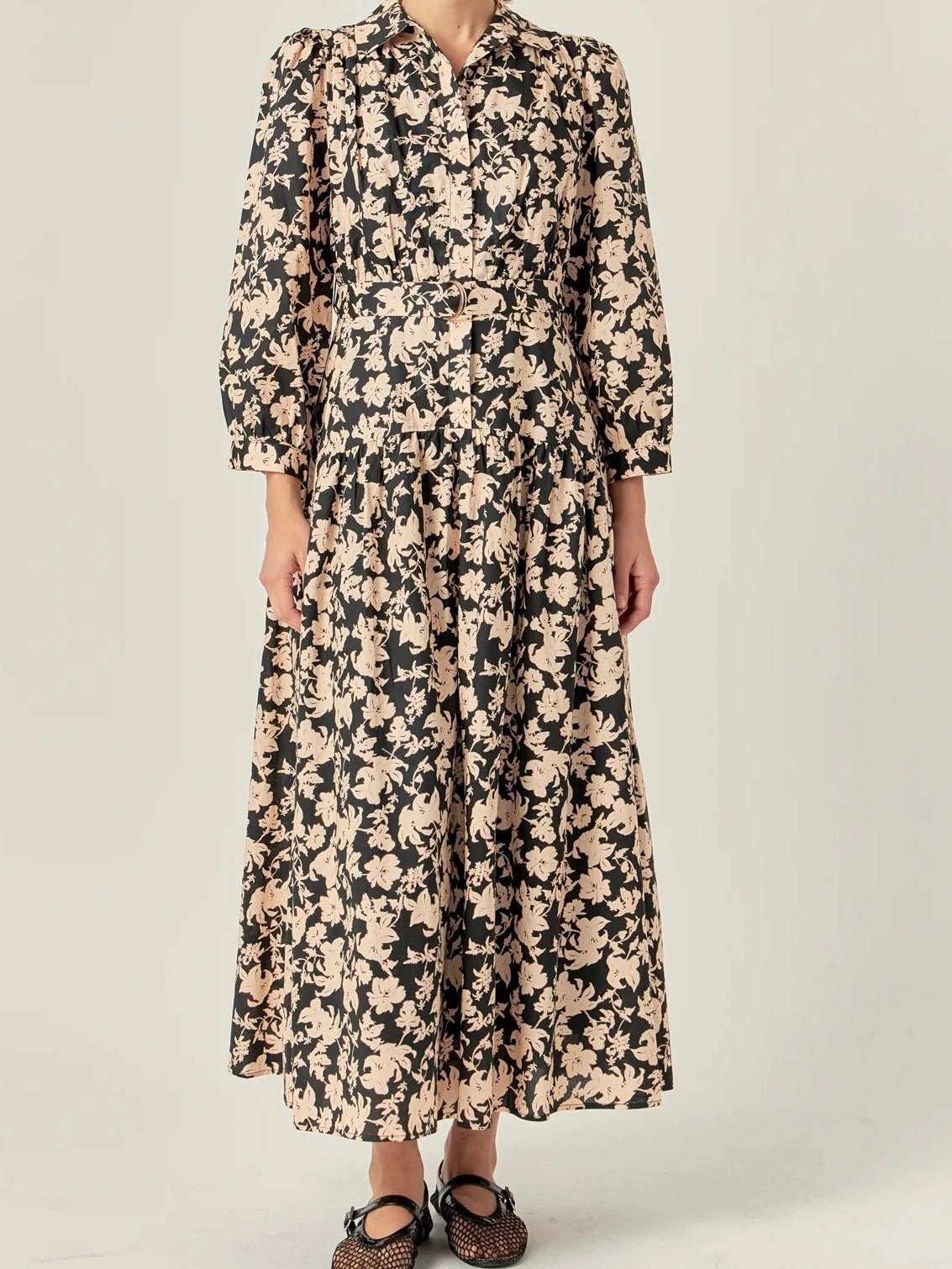 Margot Floral Dress Flattering Look Wear Soft color