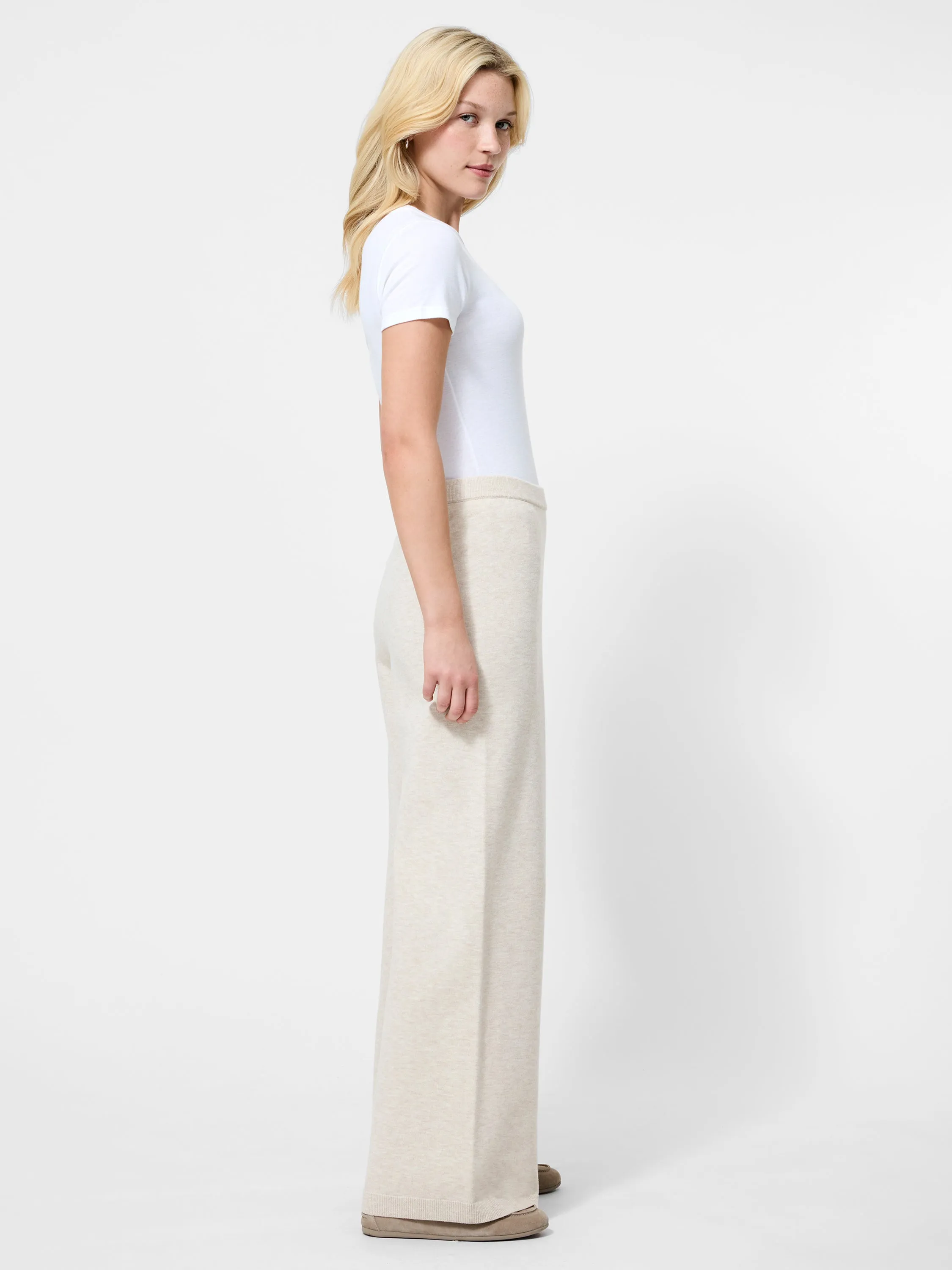Marley Knit Wide Leg Pant Wardrobe Essential