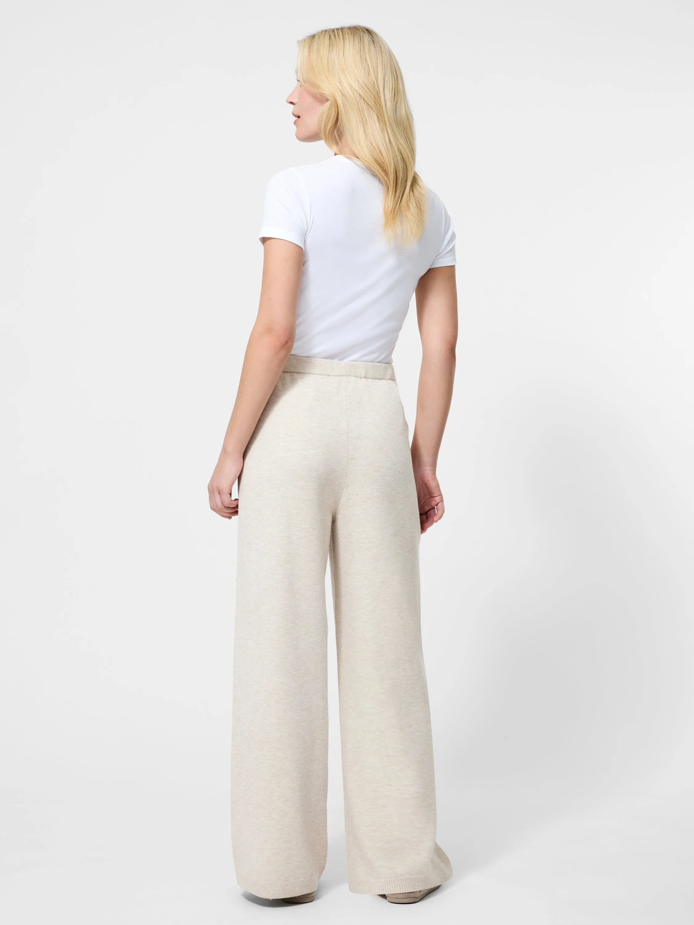 FlameRetardantTreatment ExtendedSizeRange Marley Knit Wide Leg Pant
