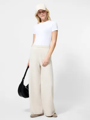 Marley Knit Wide Leg Pant Travel Essential Comfy Wardrobe