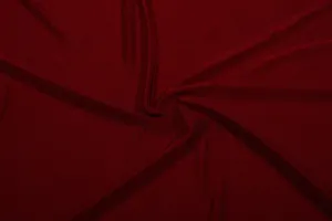 Maroon Crystal Spandex Knit Fabric