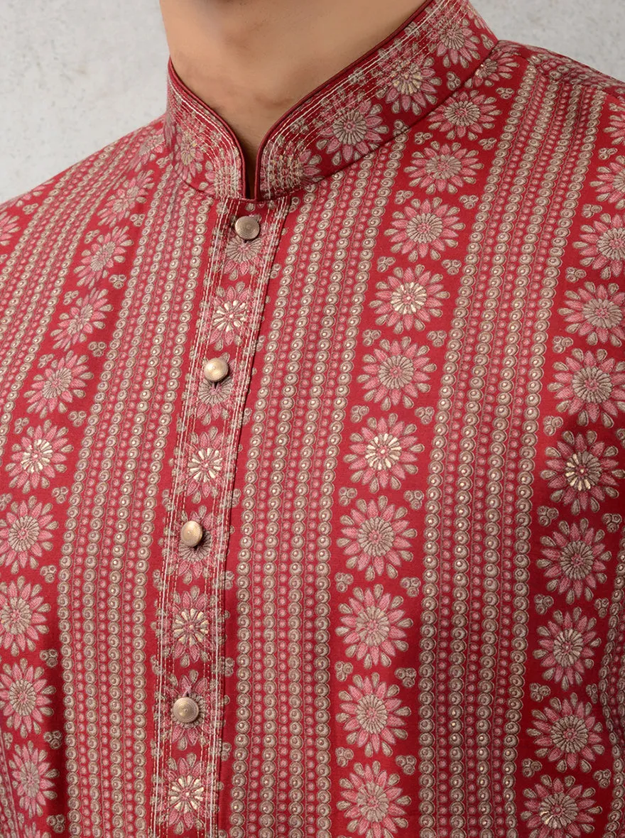 Maroon Kurta Pajama | Azania