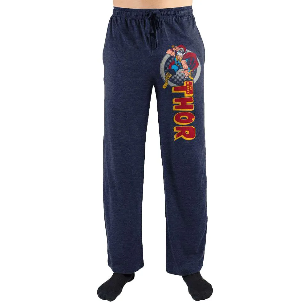 Marvel Comics Thor Print Men's Sleepwear Sleep Lounge Pants