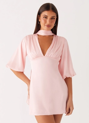 Runway Ready Mary Mini Dress - Pink