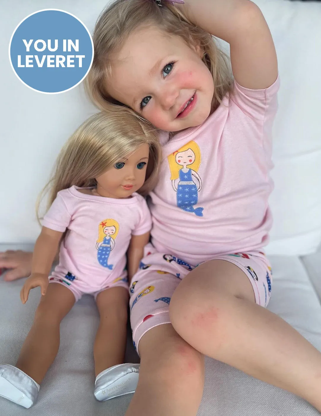 Matching Girl & Doll Cotton Pajamas