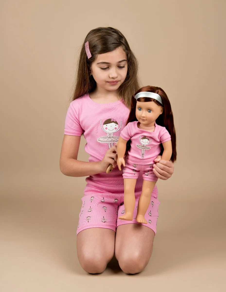 Matching Girl & Doll Cotton Pajamas