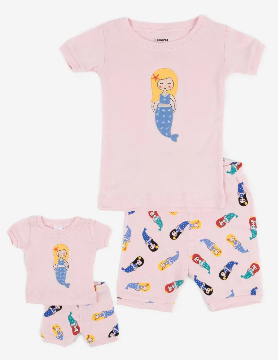 Matching Girl & Doll Cotton Pajamas