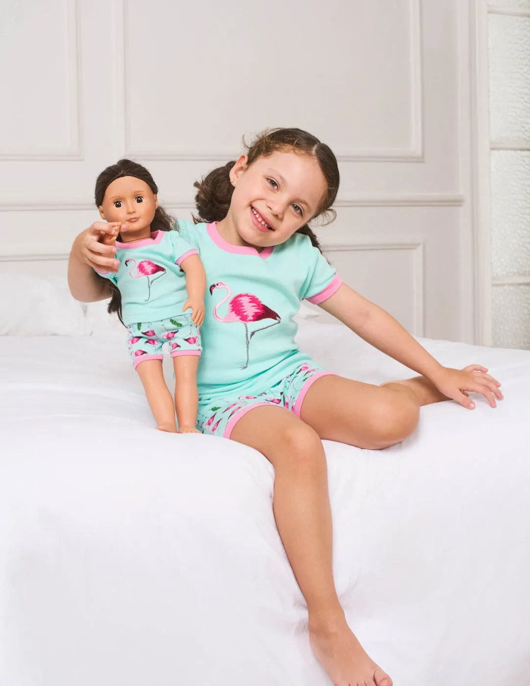 Matching Girl & Doll Cotton Pajamas