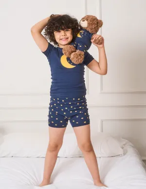 Matching Girl and Doll Short Moon & Stars Pajamas