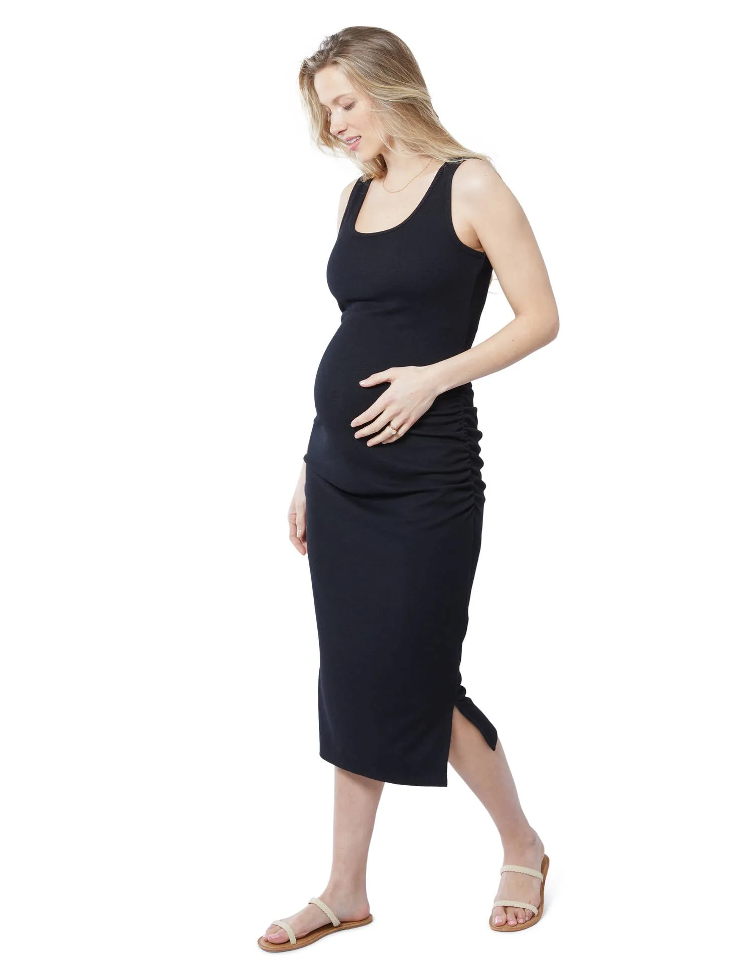 Maternity Ribbed Tank Dress
