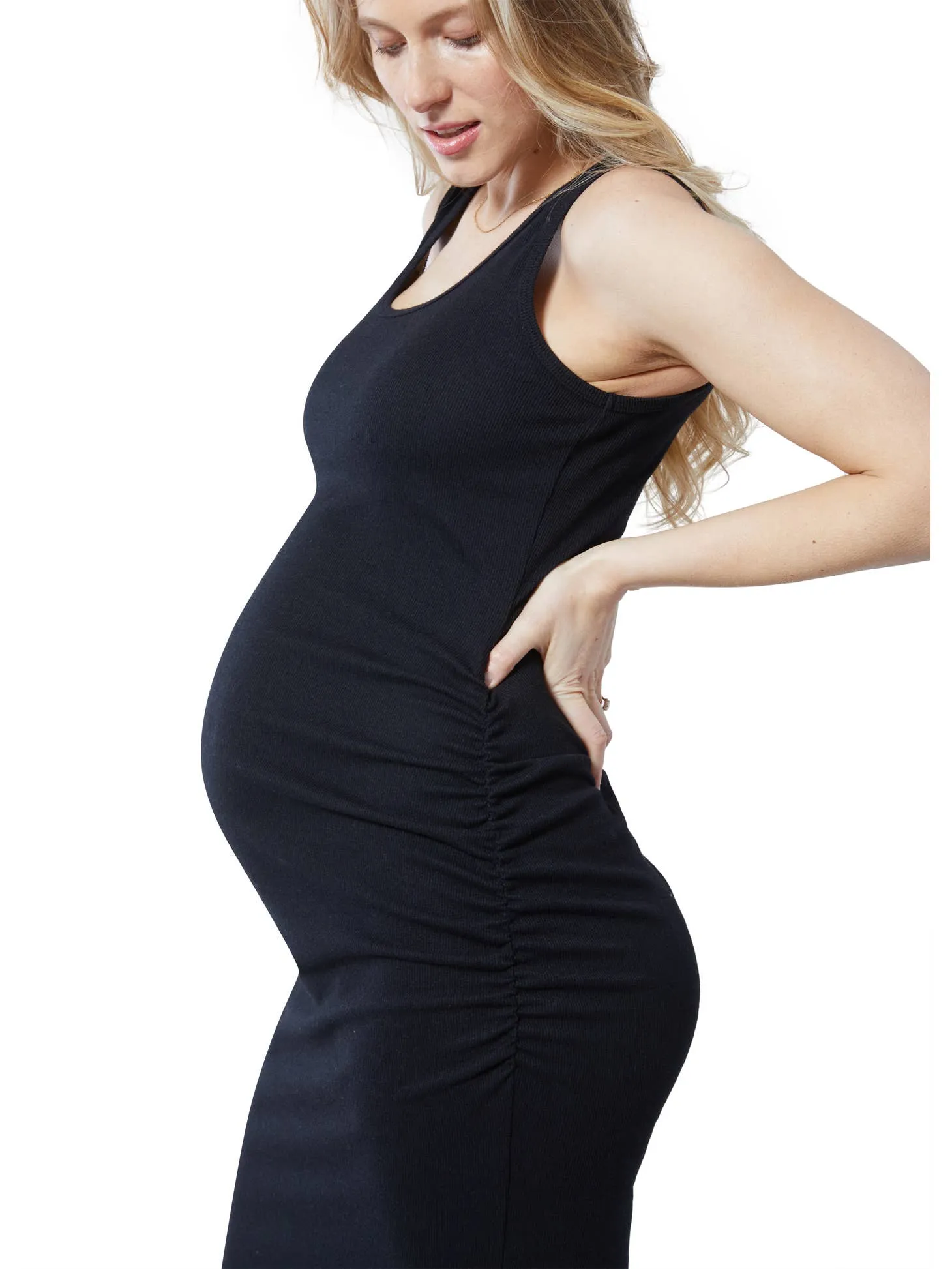 Maternity Ribbed Tank Dress